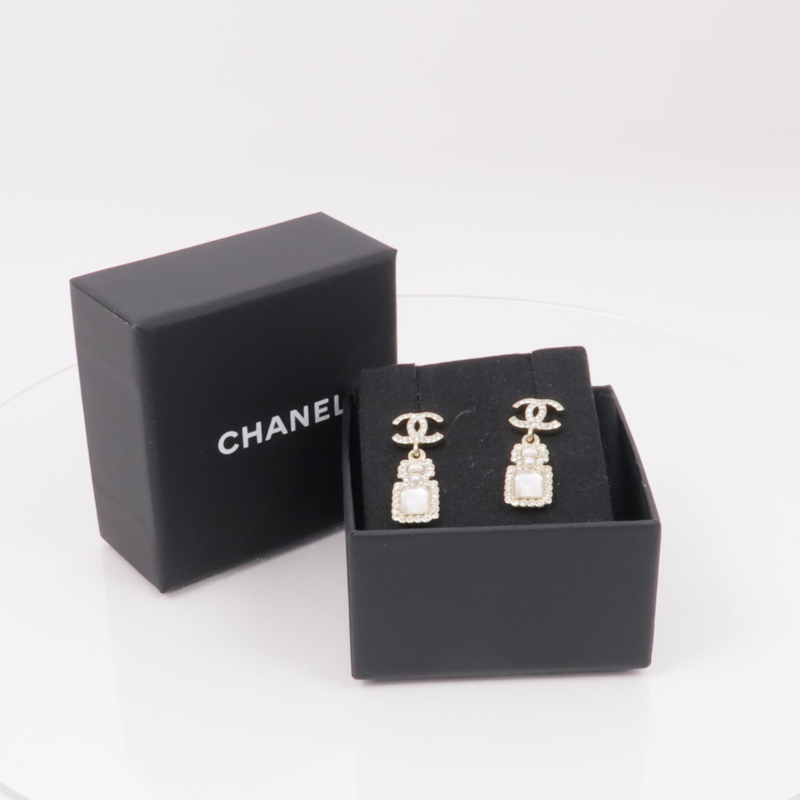 CHANEL 金屬/PVC Earrings耳環