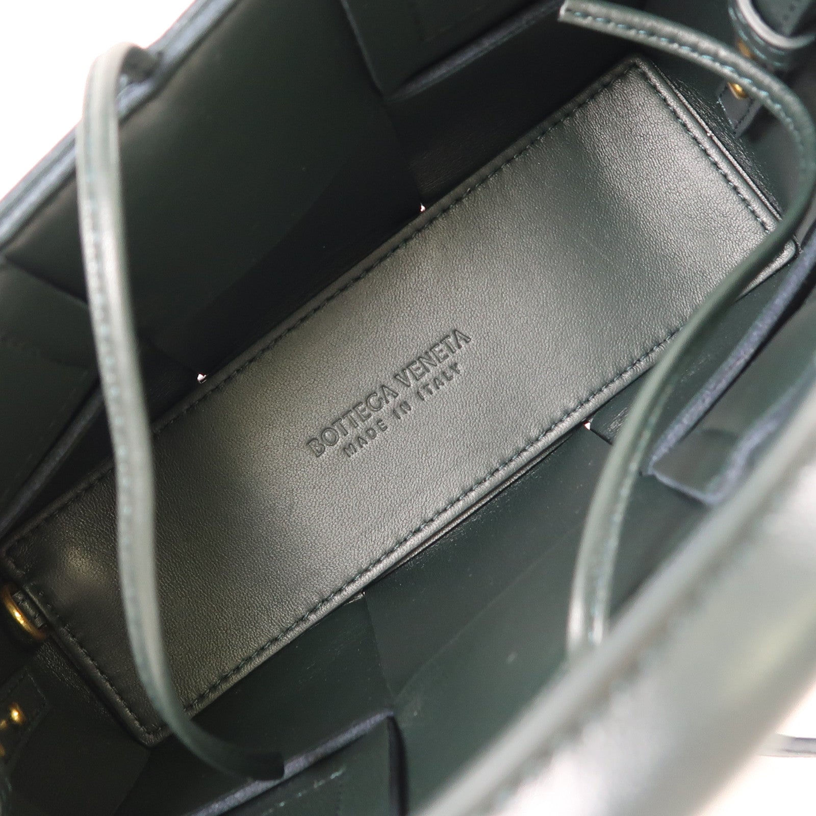 BOTTEGA VENETA 皮革Arco Tote金扣手挽肩背兩用袋