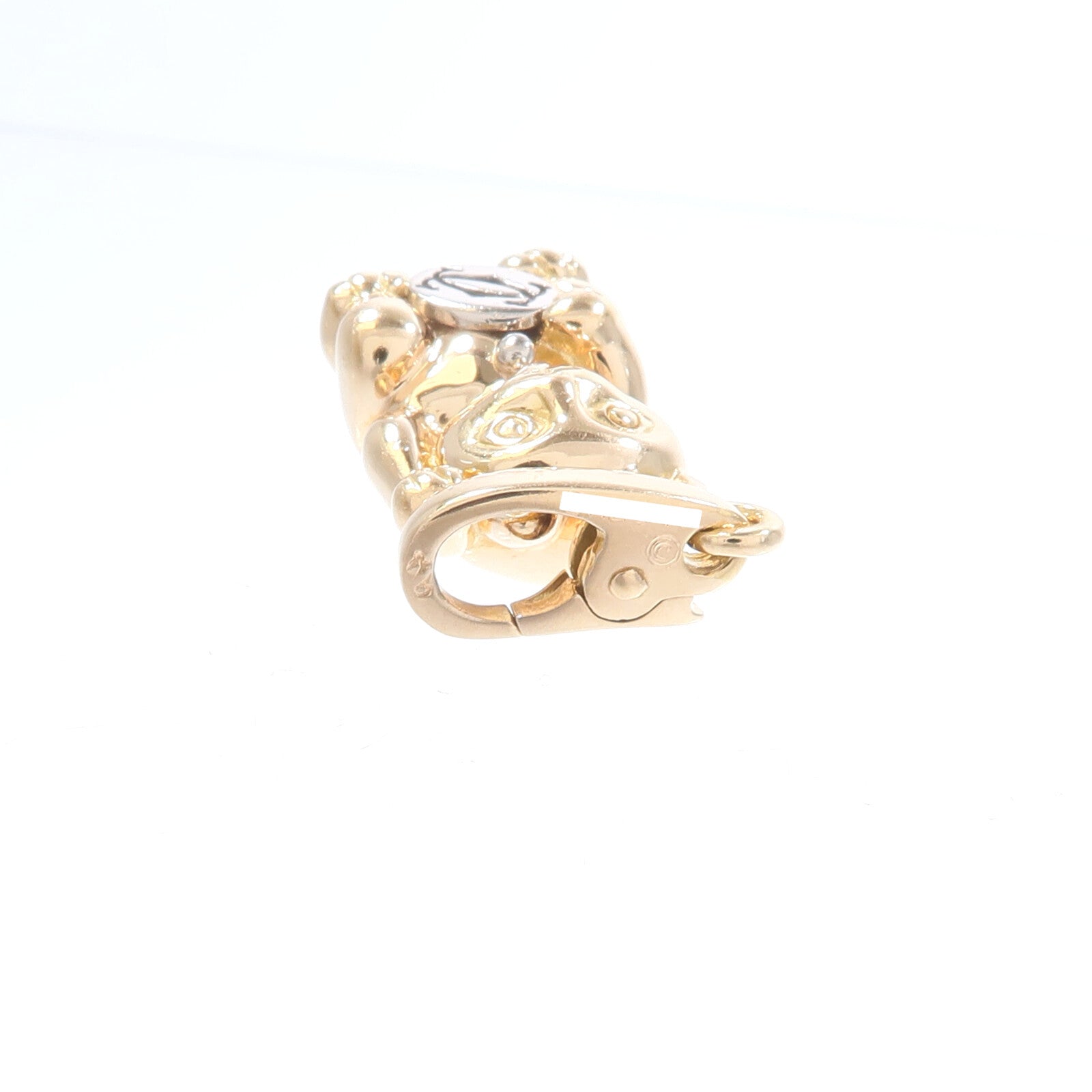 CARTIER 18K玫瑰金/白金Lucky Cat Charm掛飾