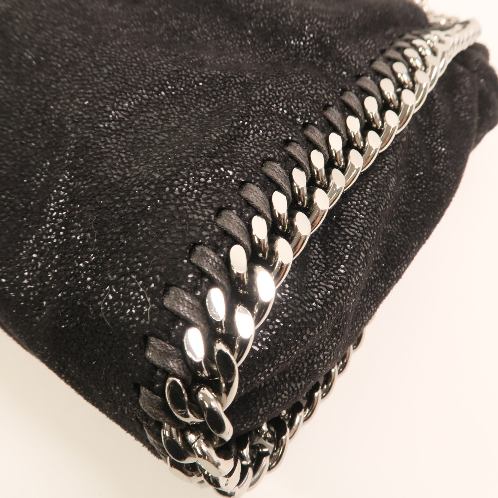 SELECTION Stella Mccartney Shaggy Deer聚酯纖維Falabella Bag銀扣手挽肩背兩用袋