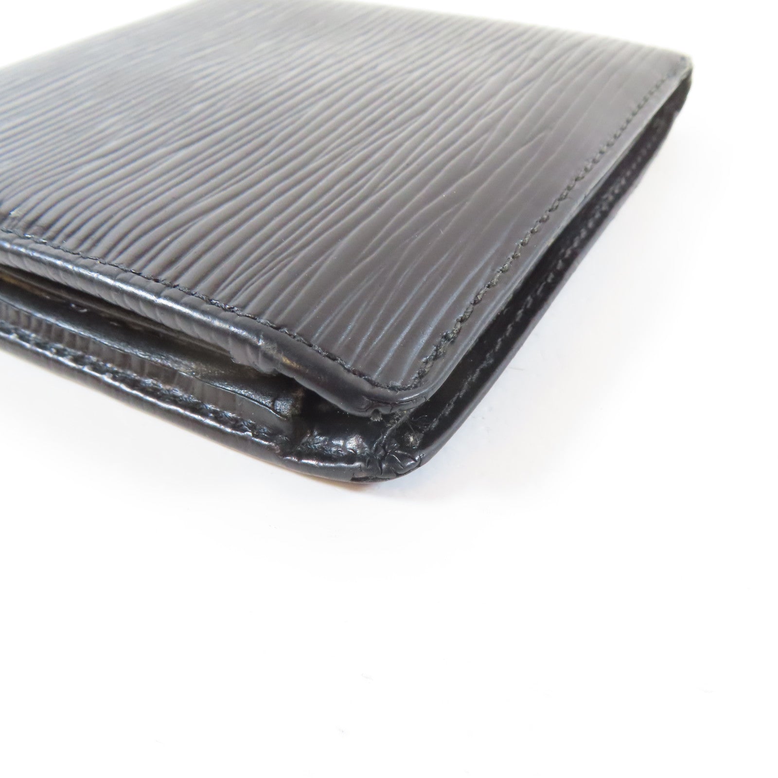 LOUIS VUITTON 【激減優惠】Epi Bifold Wallet金扣折疊錢包黑色