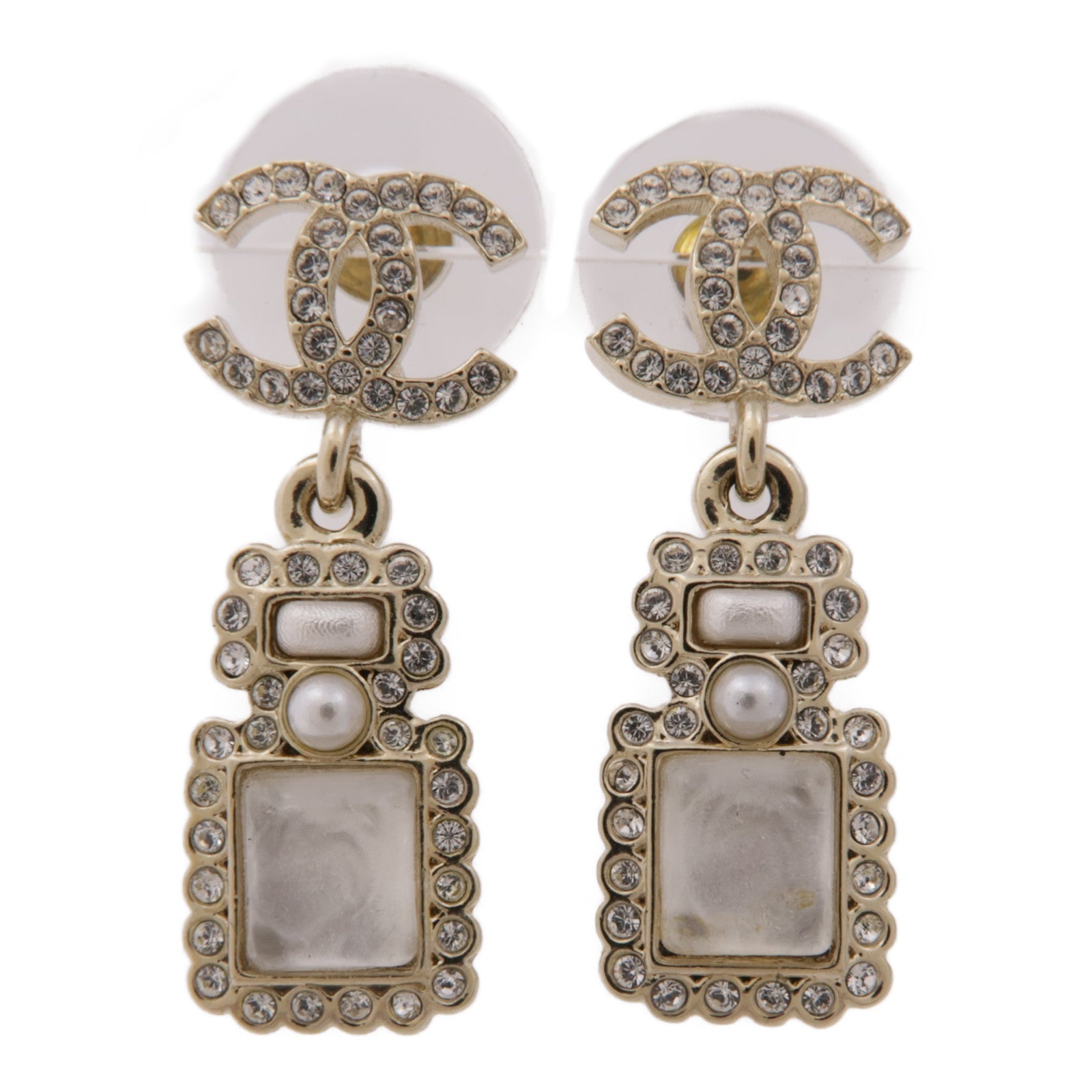 CHANEL 金屬/PVC Earrings耳環