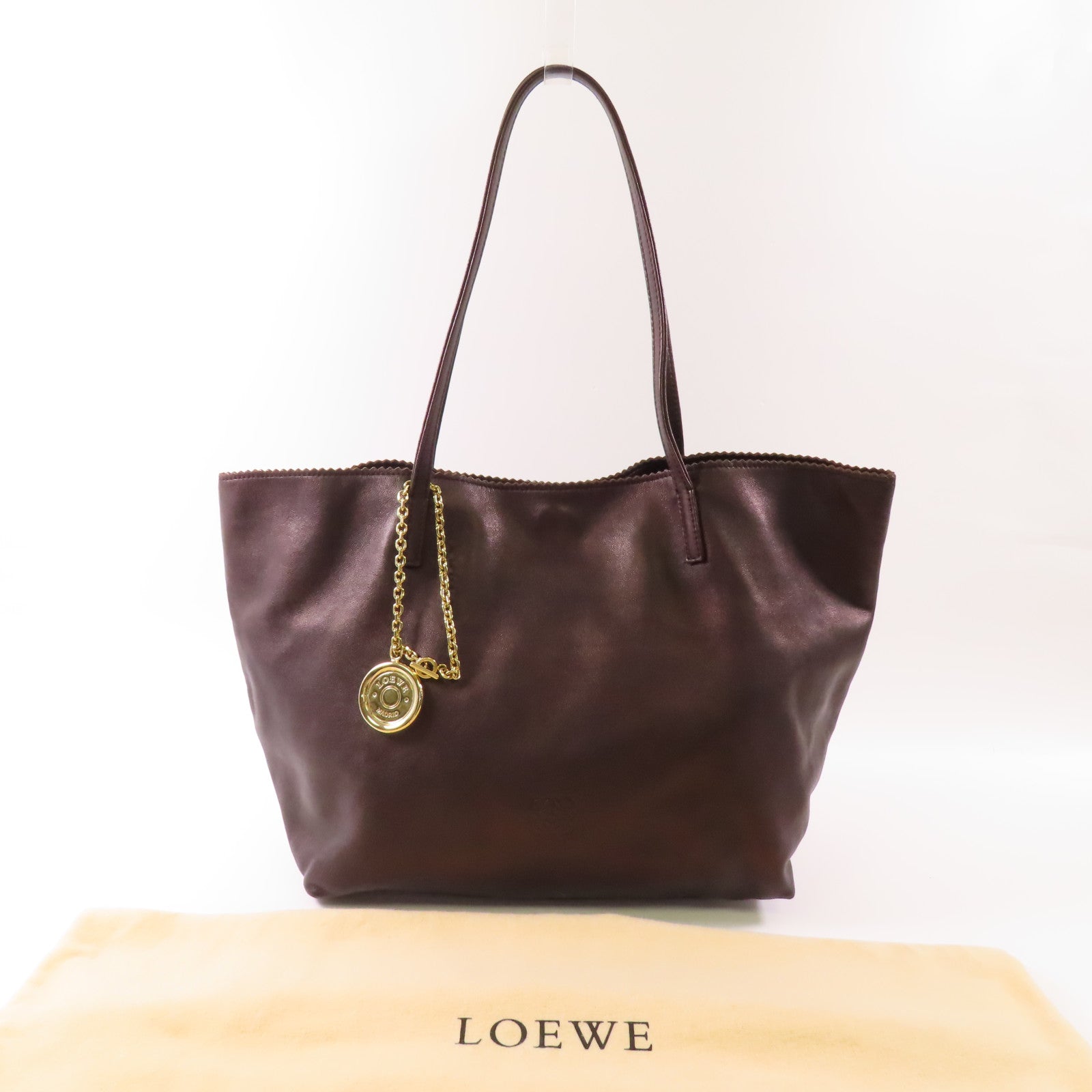 LOEWE 羊皮皮革Tote Bag手挽袋/肩背袋