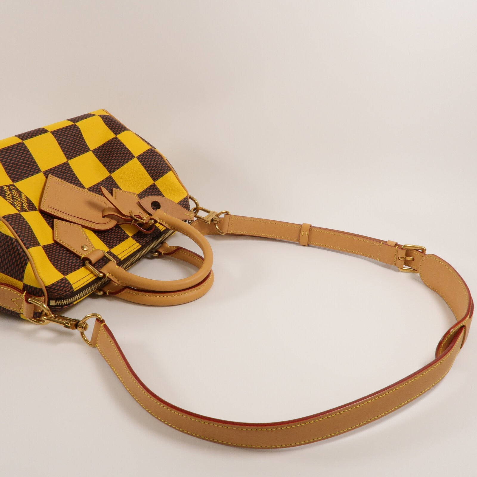 LOUIS VUITTON Damier Pop Speedy Bandouliere 25 Damier Pop手挽肩背兩用袋