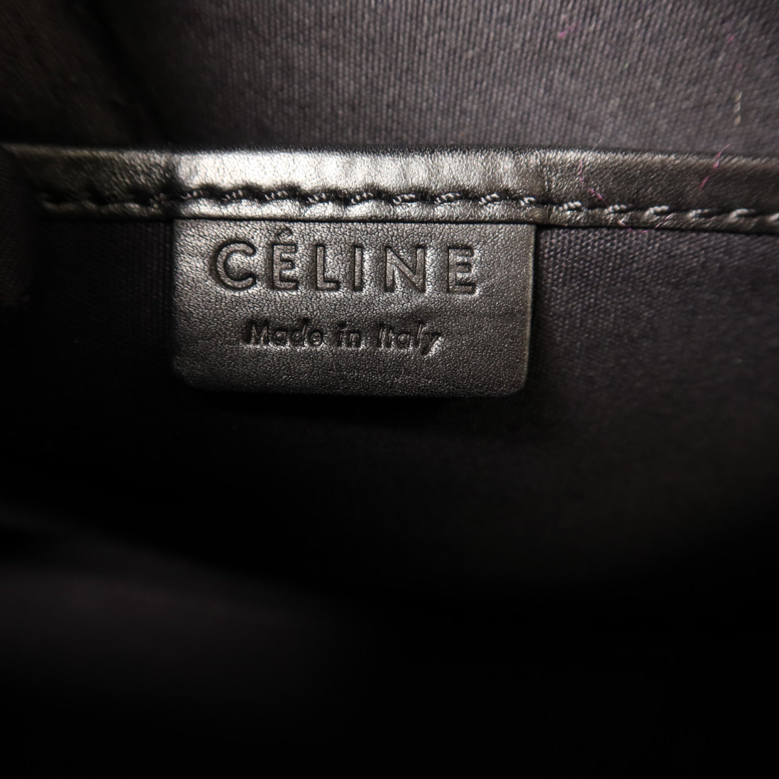 CELINE 牛皮皮革Nano Luggage金扣手挽肩背兩用袋