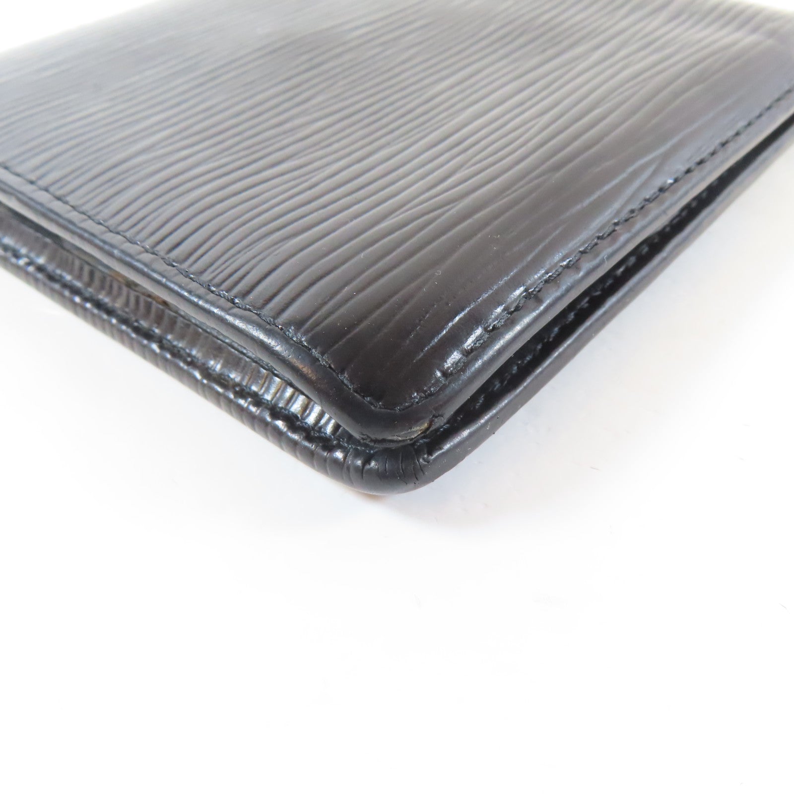 LOUIS VUITTON 【激減優惠】Epi Bifold Wallet金扣折疊錢包黑色