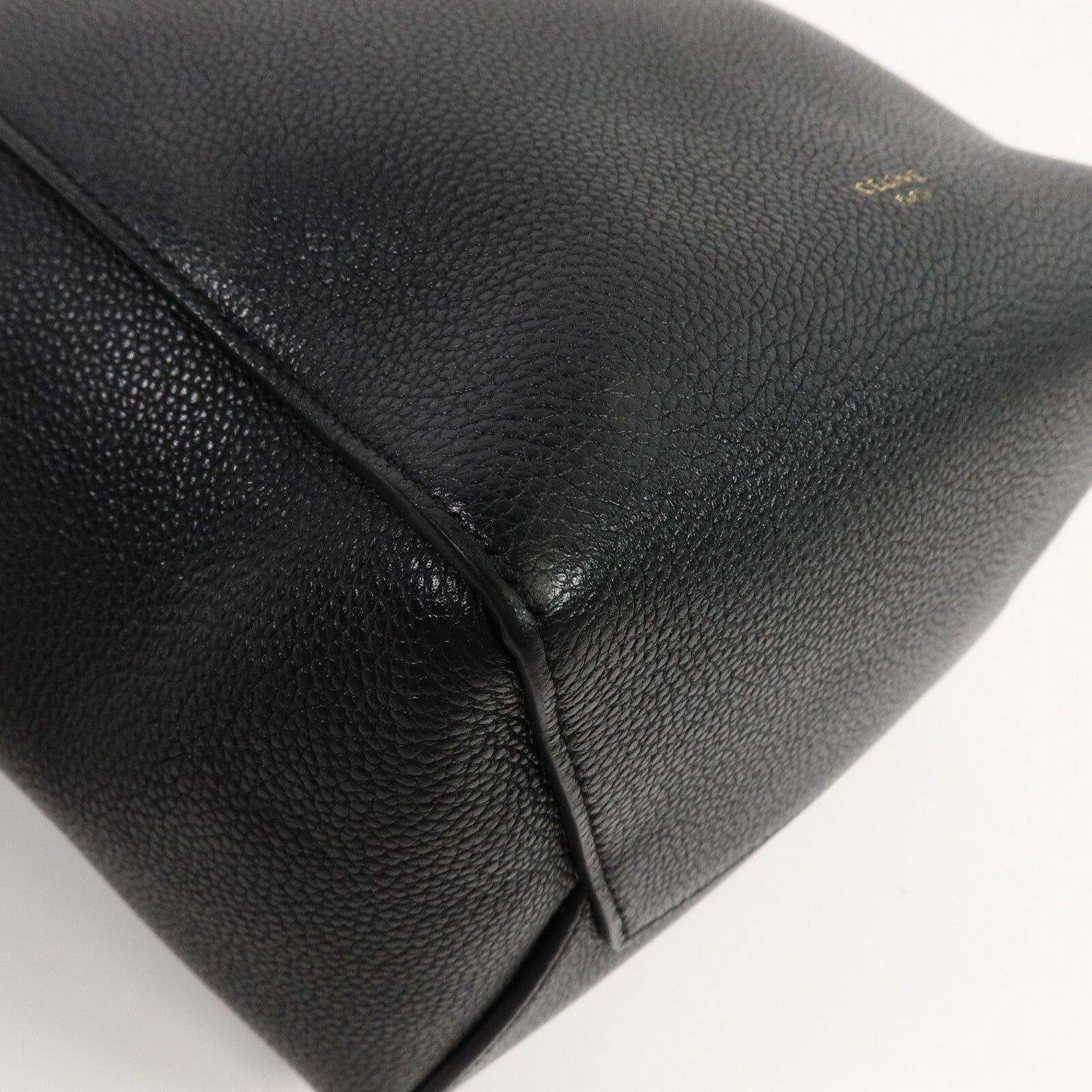 CELINE 牛皮皮革Sangle Bucket Small肩背袋