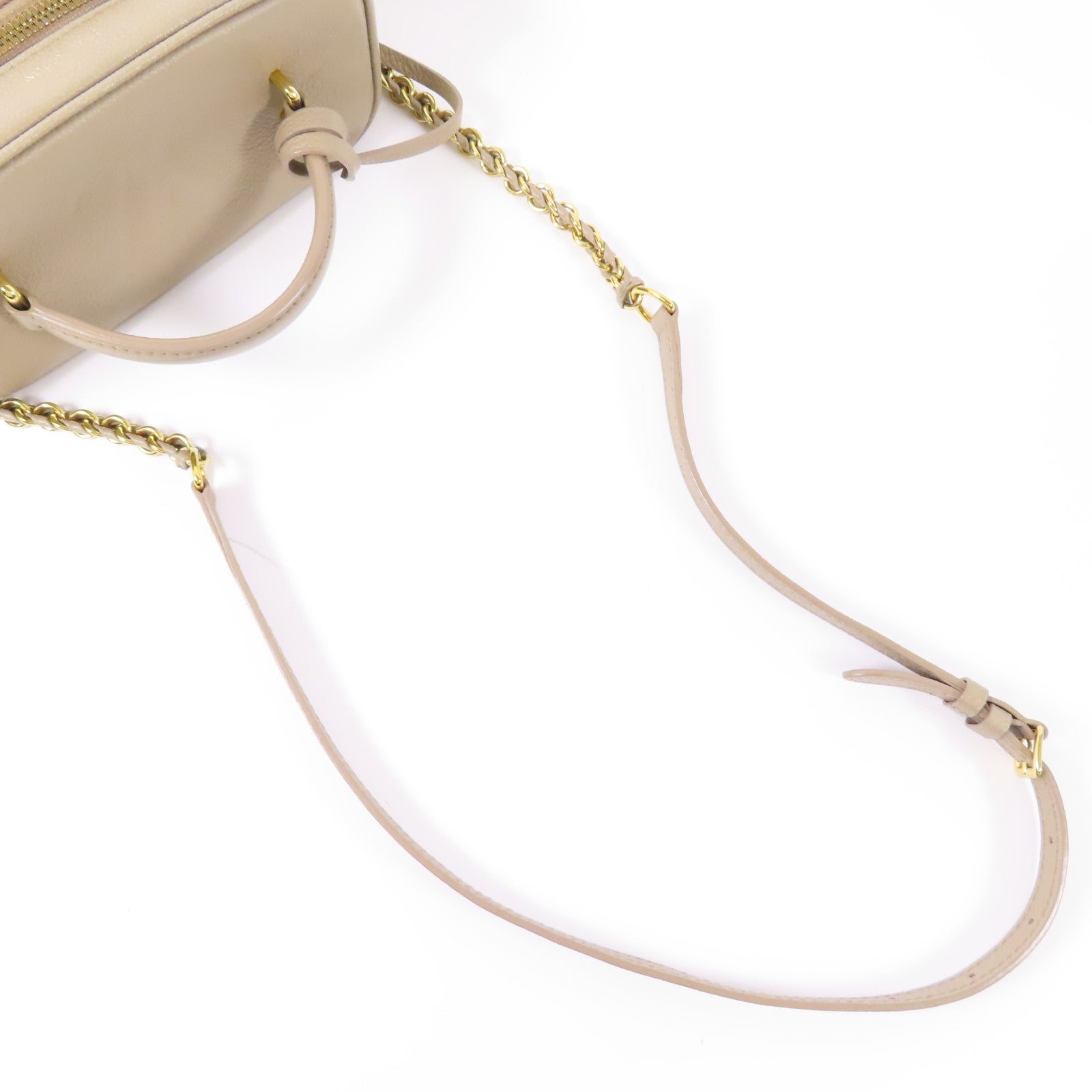 LOUIS VUITTON LV GHW Vanity PM 2 Way Bag M45608 Monogram Empreinte Beige