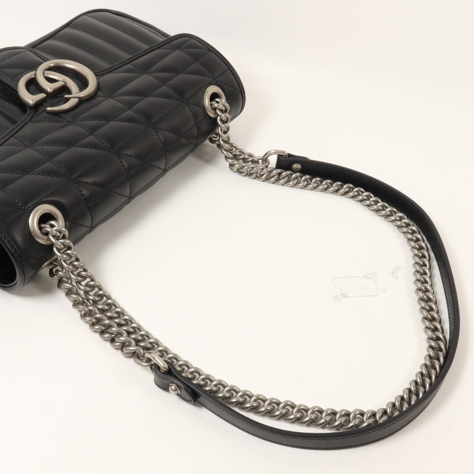 GUCCI 牛皮皮革GG Marmont Shoulder Bag鏈帶肩背袋