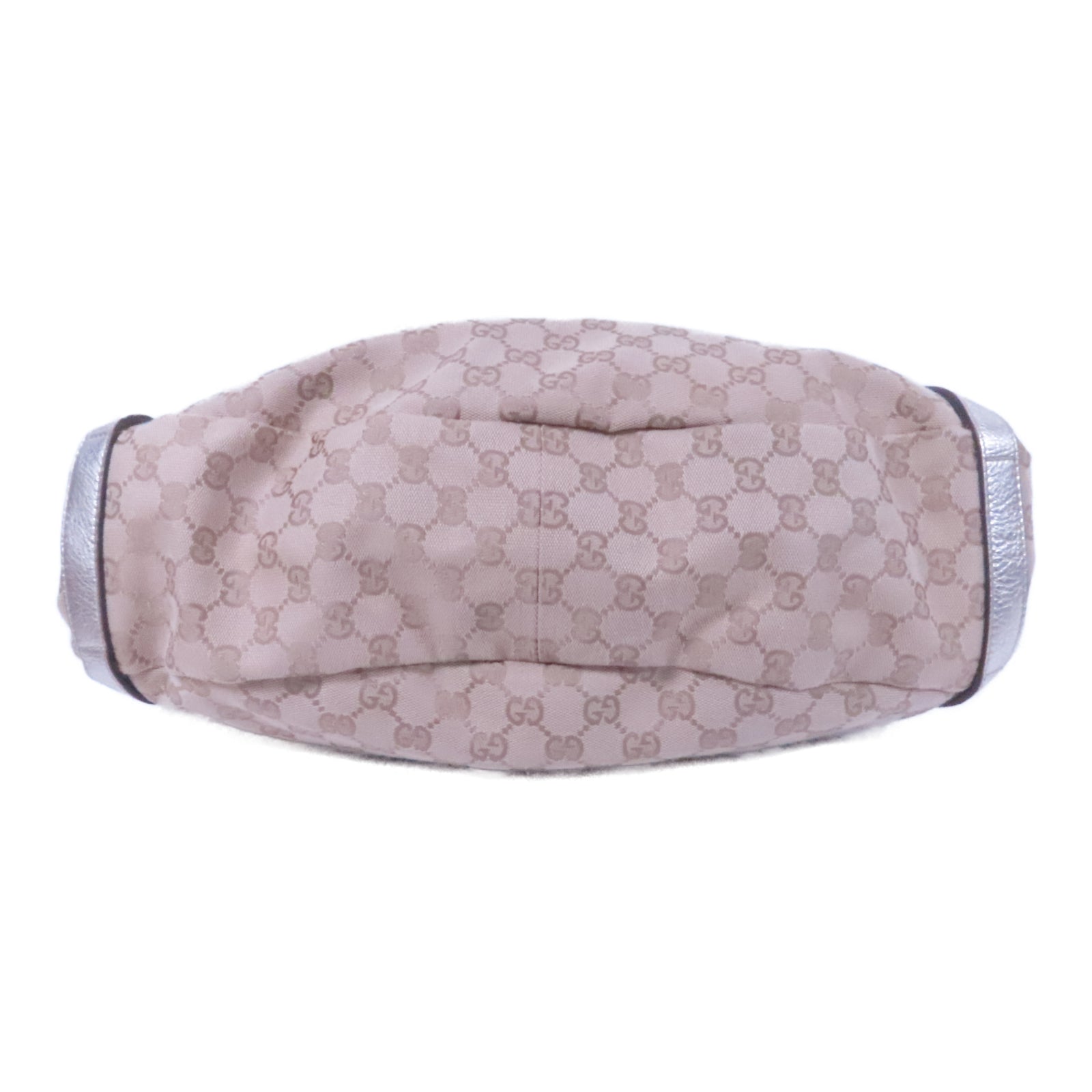 GUCCI (PRICE DOWN) GG GHW Shoulder Bag 130736 Canvas Beige