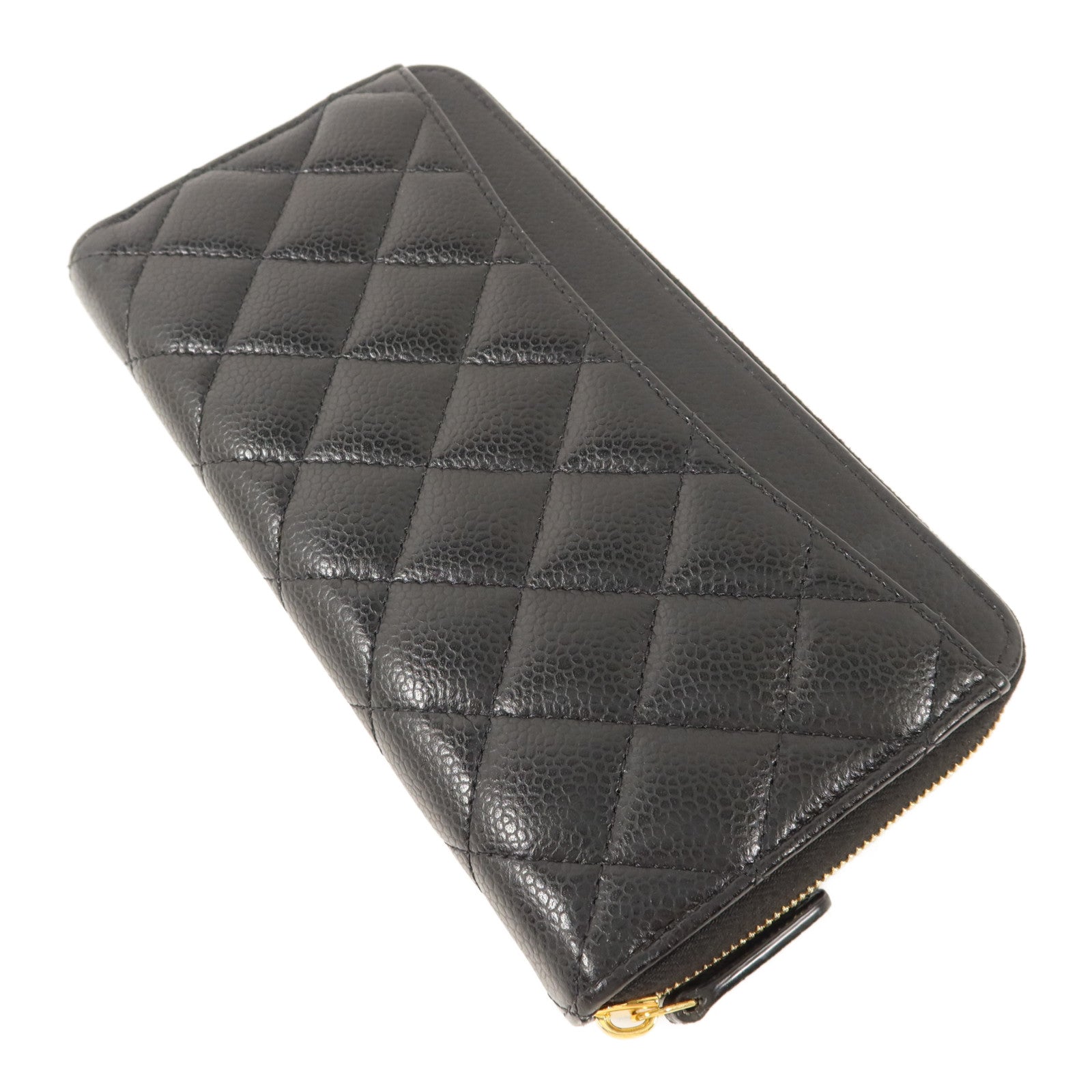CHANEL 牛皮皮革Classic Zipper Long Wallet長錢包