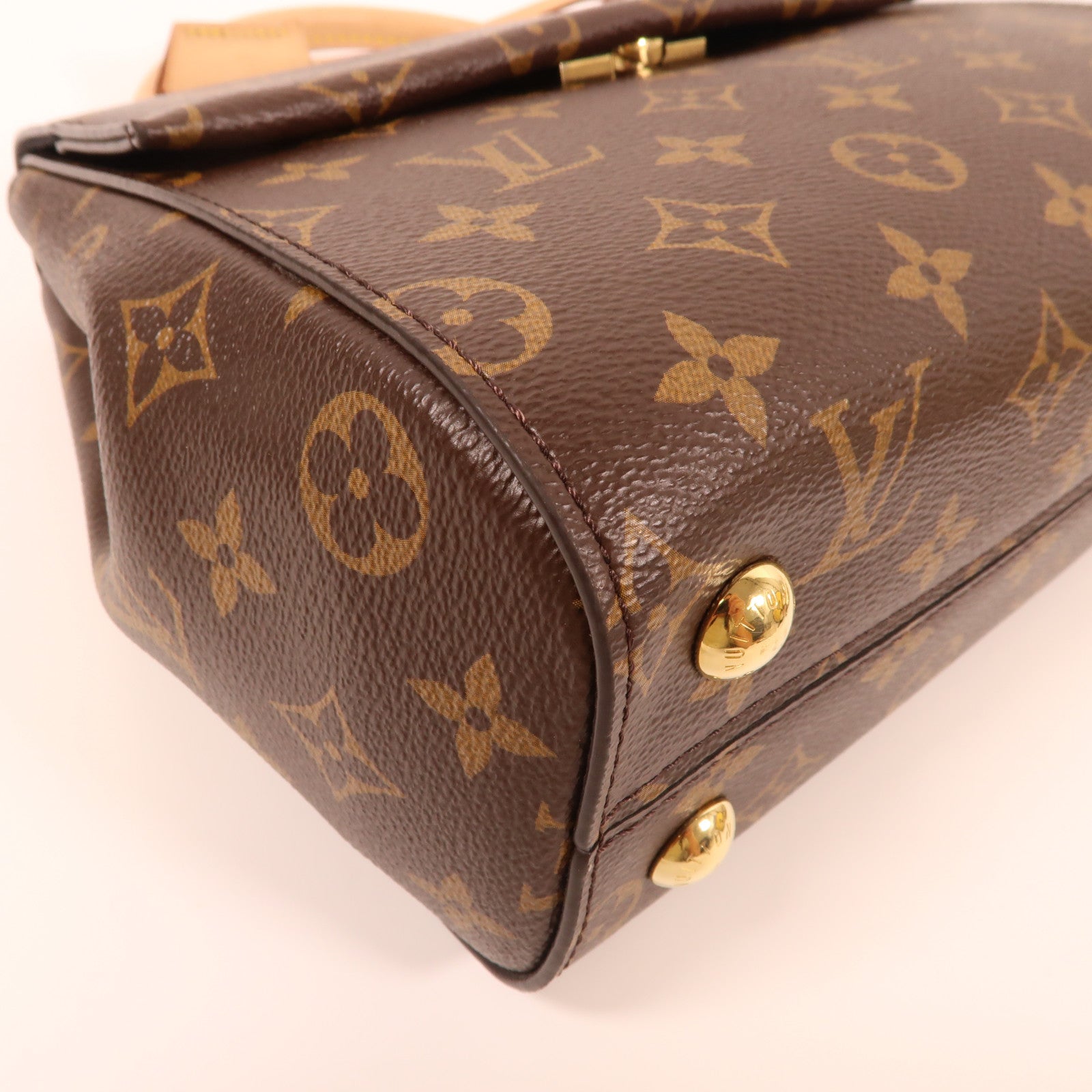 LOUIS VUITTON Monogram Cluny BB金扣手挽肩背兩用袋