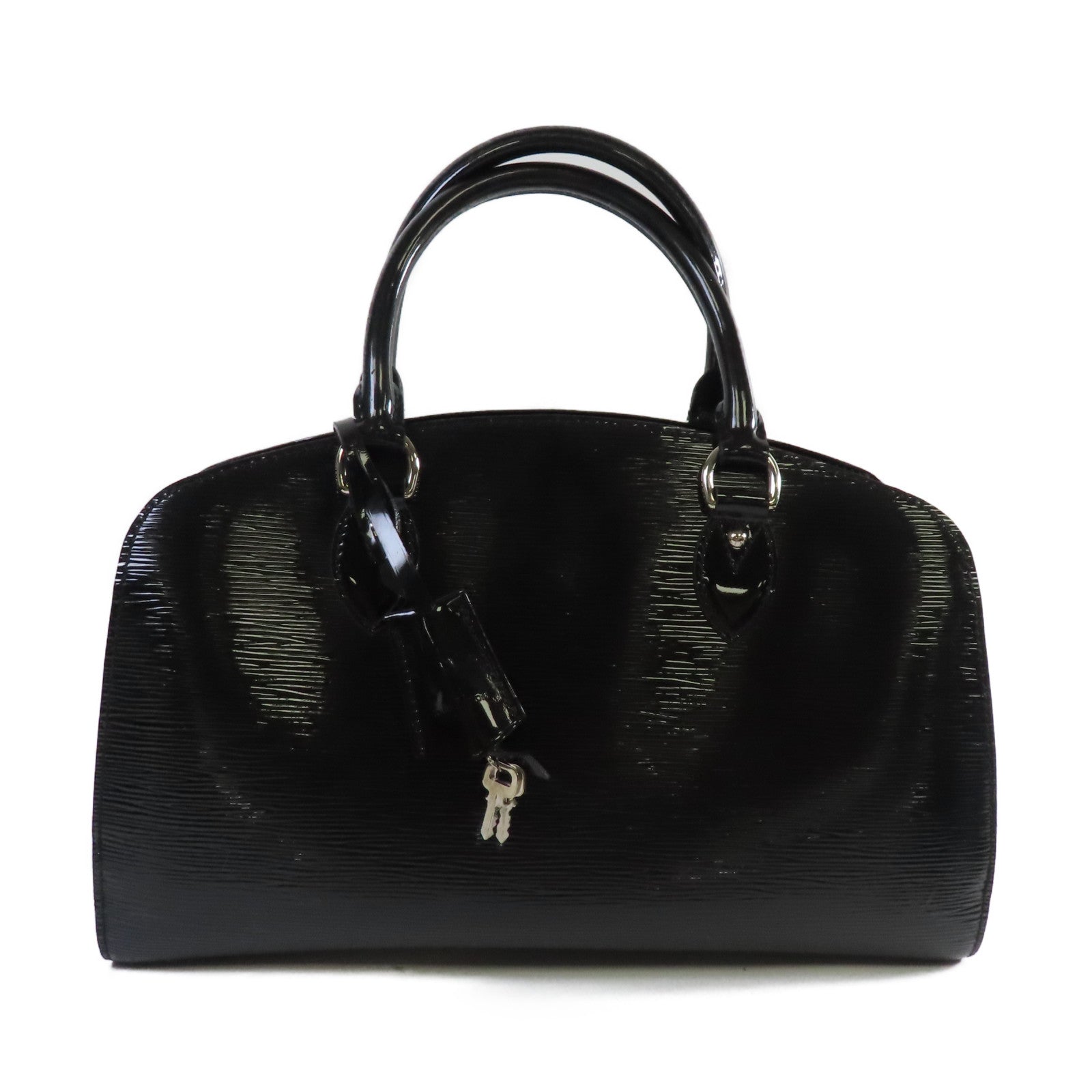 LOUIS VUITTON 【激減優惠】Epi Electric Pont Neuf GM Handbag銀扣手挽袋黑色