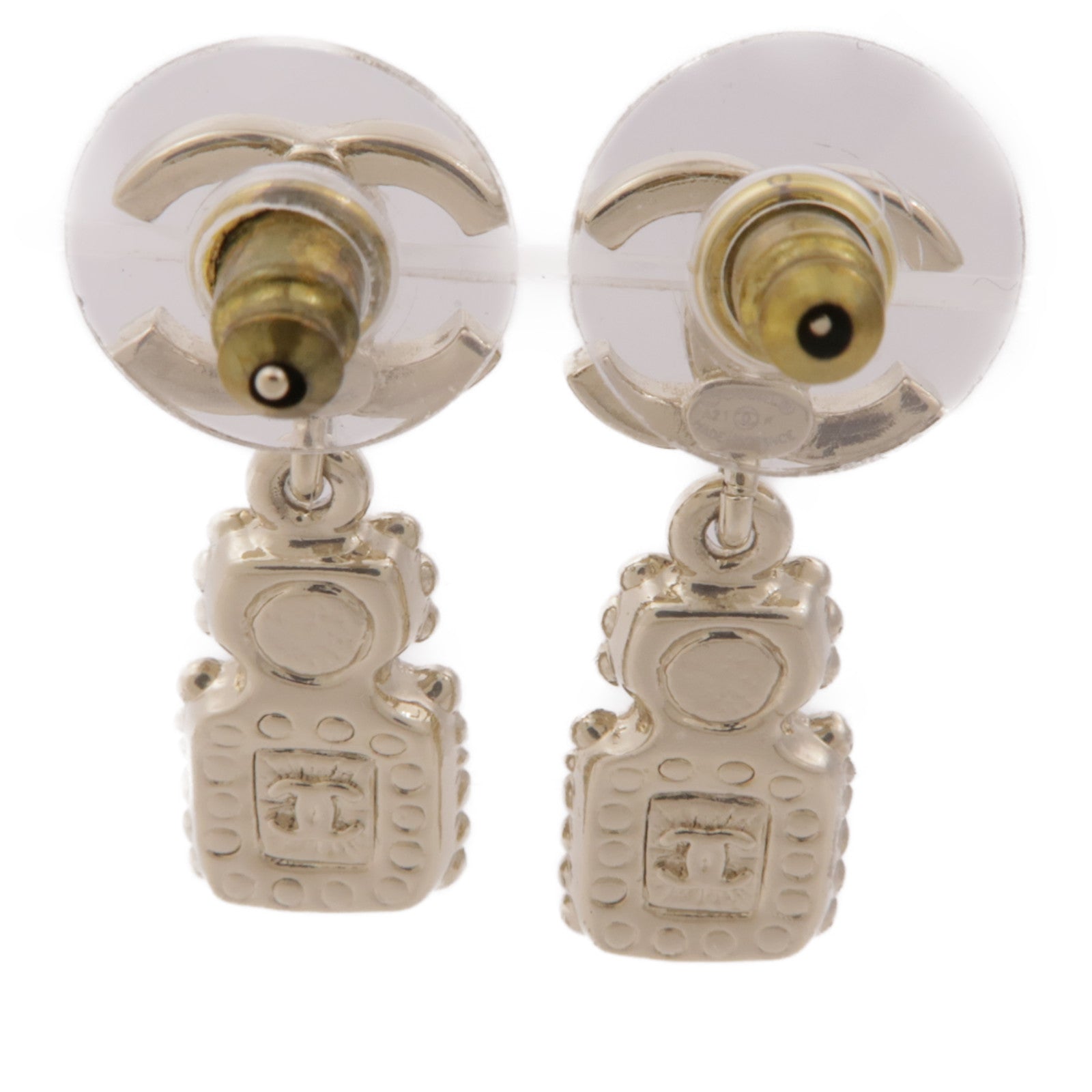 CHANEL 金屬/PVC Earrings耳環