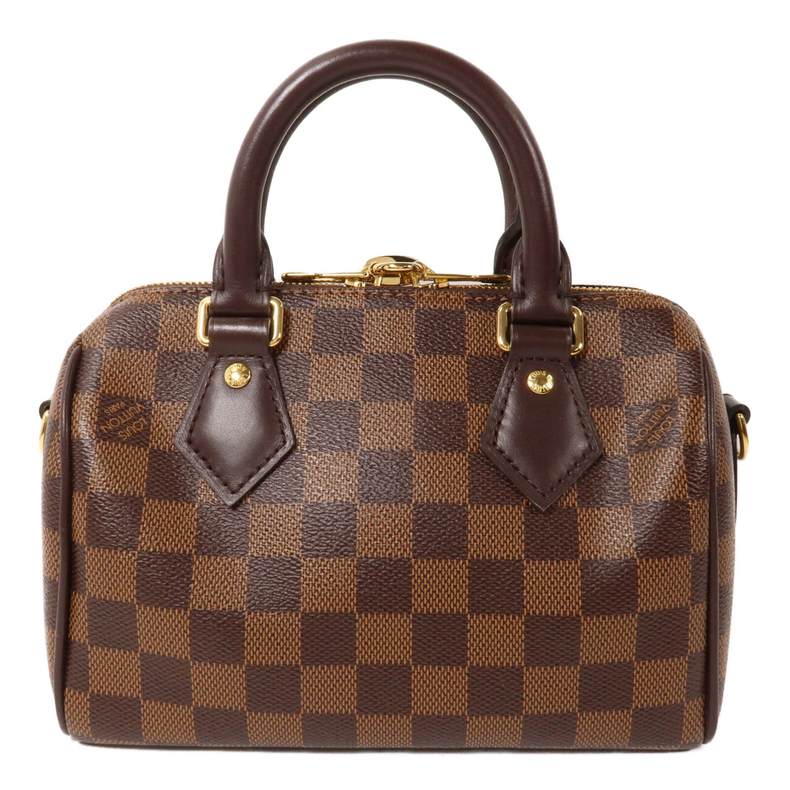 LOUIS VUITTON Damier Speedy Bandouliere 20手挽肩背兩用袋
