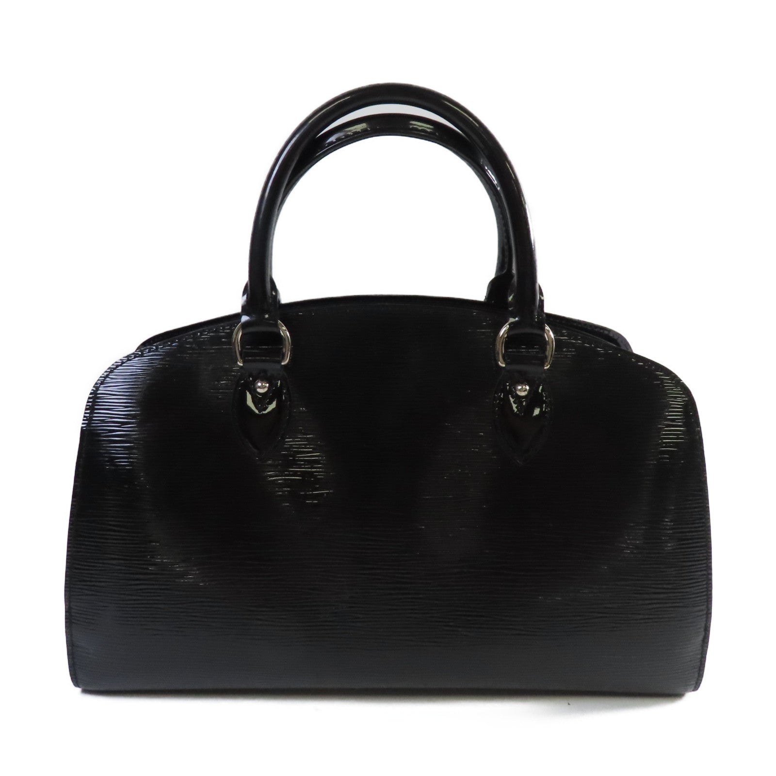 LOUIS VUITTON 【激減優惠】Epi Electric Pont Neuf GM Handbag銀扣手挽袋黑色