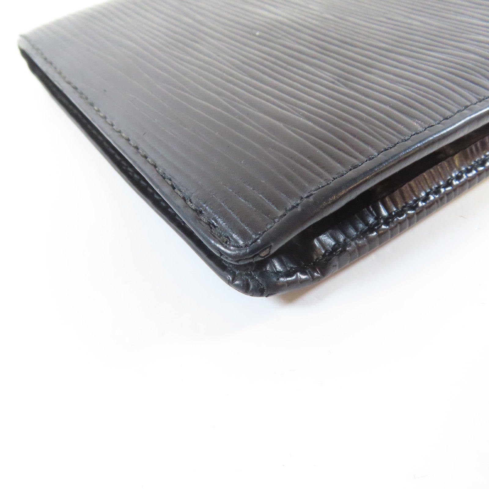 LOUIS VUITTON 【激減優惠】Epi Bifold Wallet金扣折疊錢包黑色