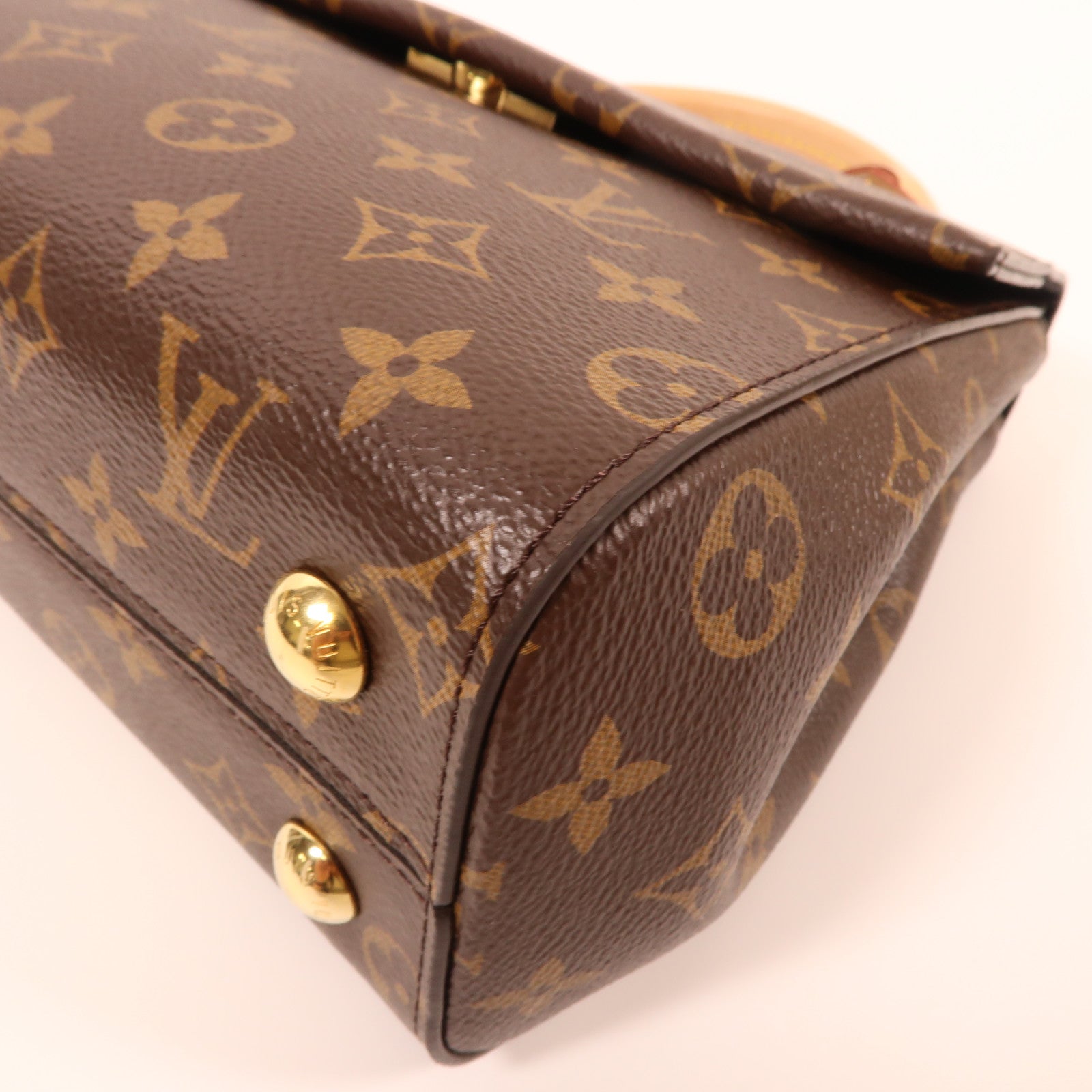 LOUIS VUITTON Monogram Cluny BB金扣手挽肩背兩用袋