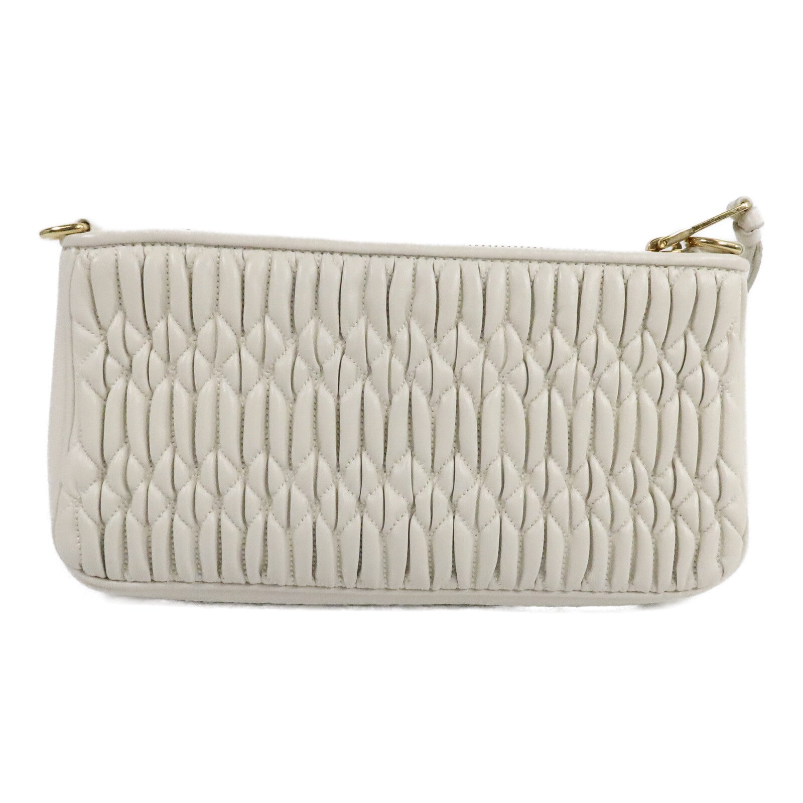 Miu Miu 羊皮皮革Chain Shoulder Bag鏈帶肩背袋