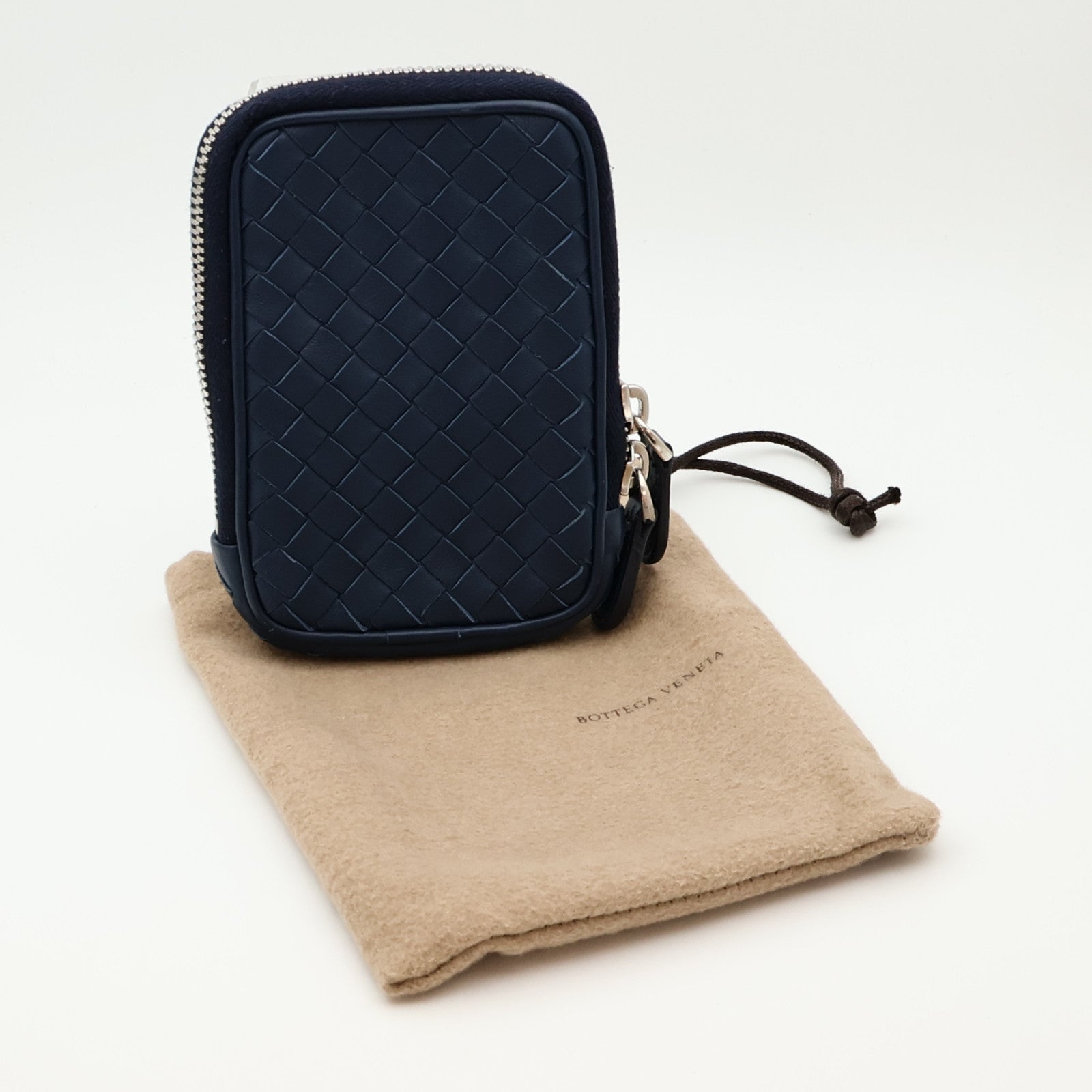 BOTTEGA VENETA 羊皮皮革Zip Strap Pouch小袋