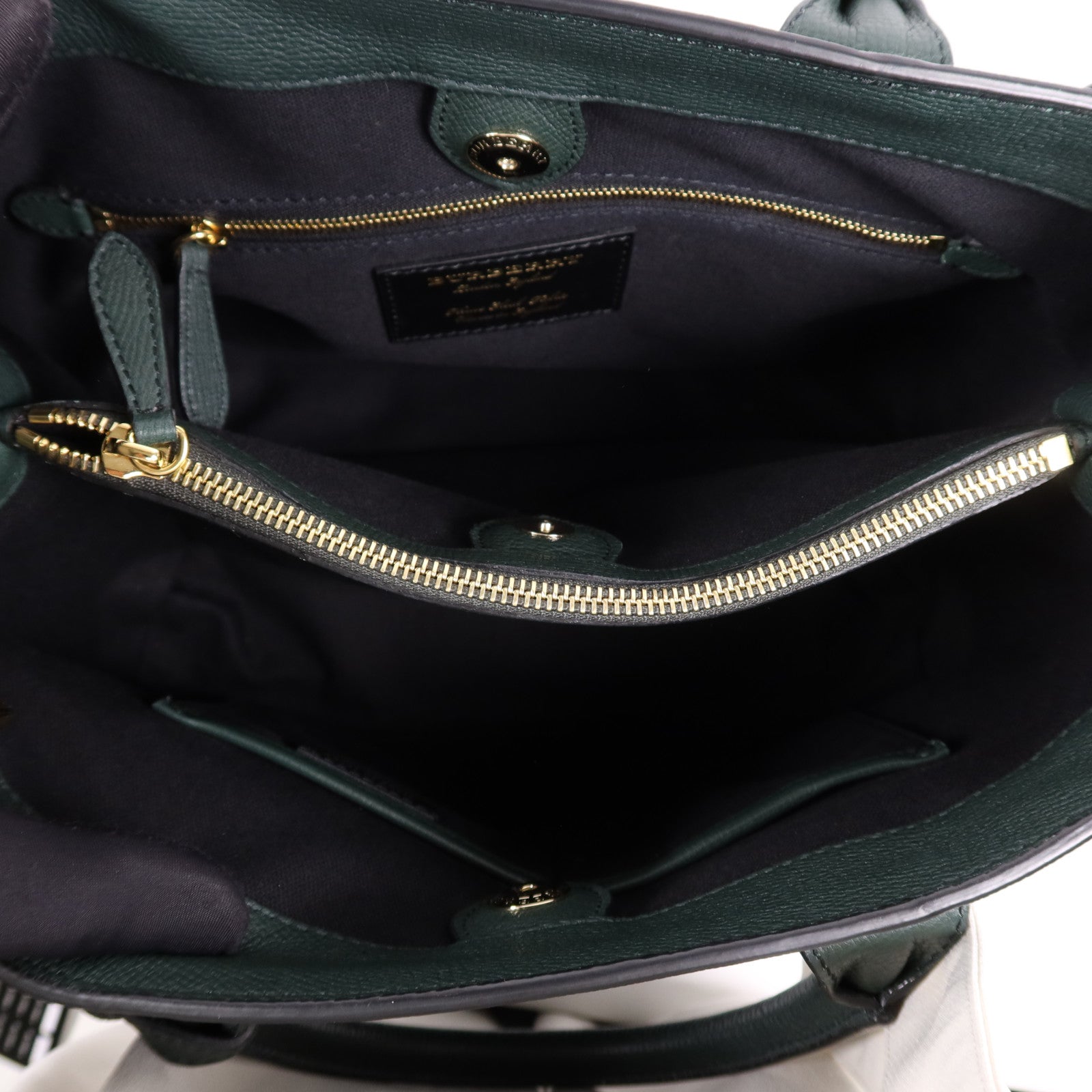 BURBERRY 牛皮皮革Shoulder Bag金扣手挽肩背兩用袋