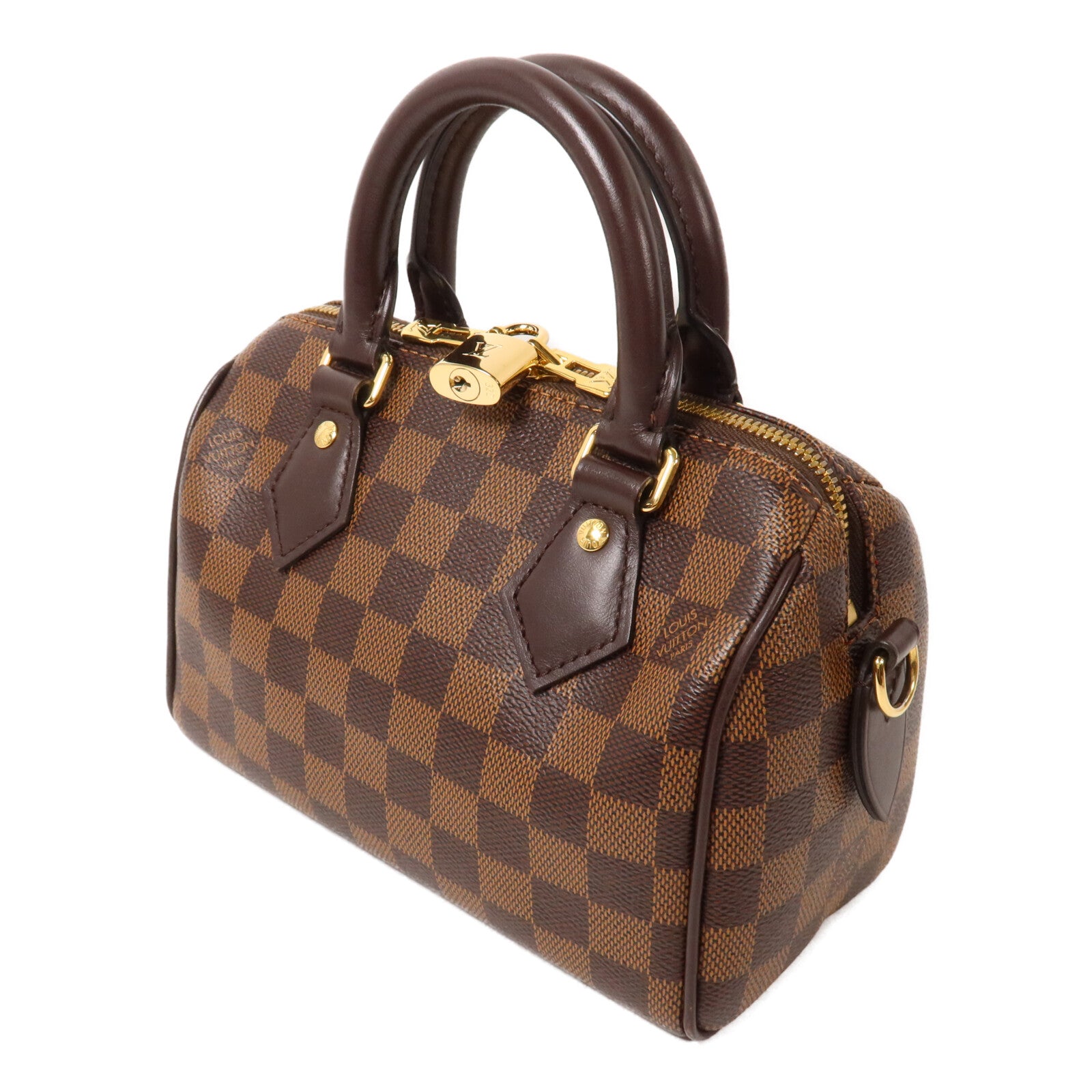 LOUIS VUITTON Damier Speedy Bandouliere 20手挽肩背兩用袋
