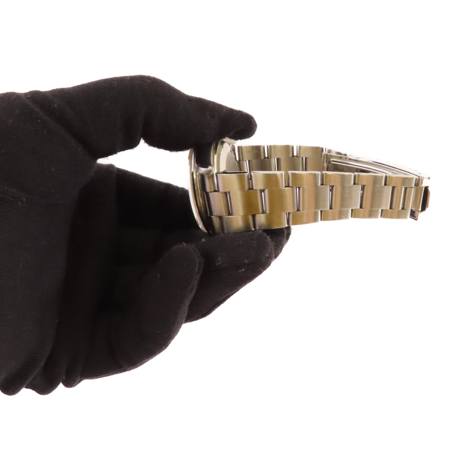 ROLEX Air King Watch不鏽鋼自動機芯手錶藍色/銀色