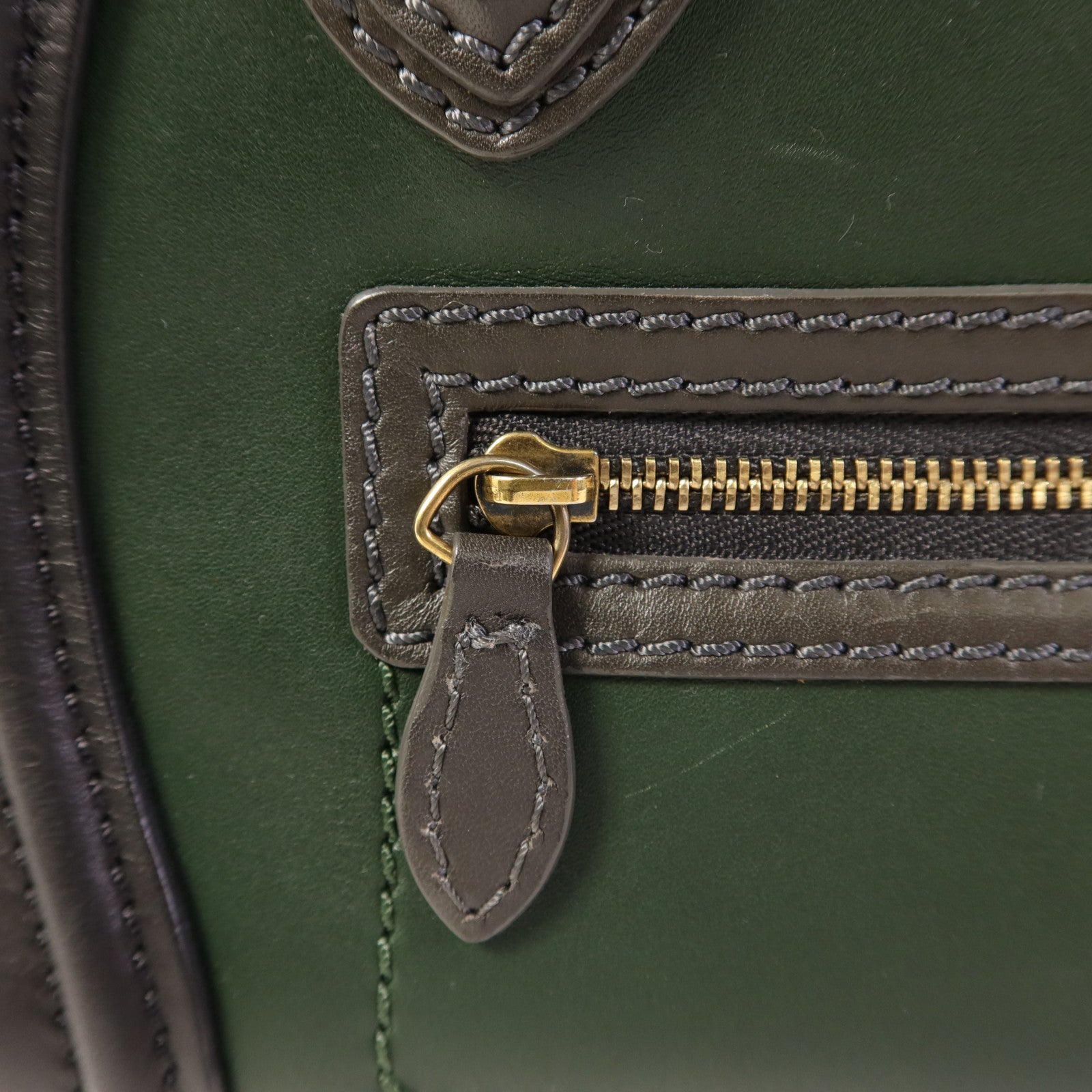 CELINE 牛皮皮革Nano Luggage金扣手挽肩背兩用袋