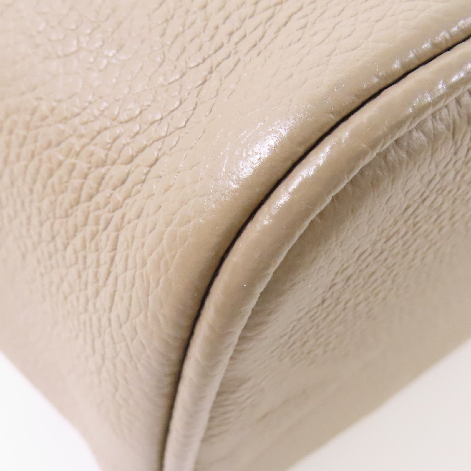 LOUIS VUITTON LV GHW Vanity PM 2 Way Bag M45608 Monogram Empreinte Beige