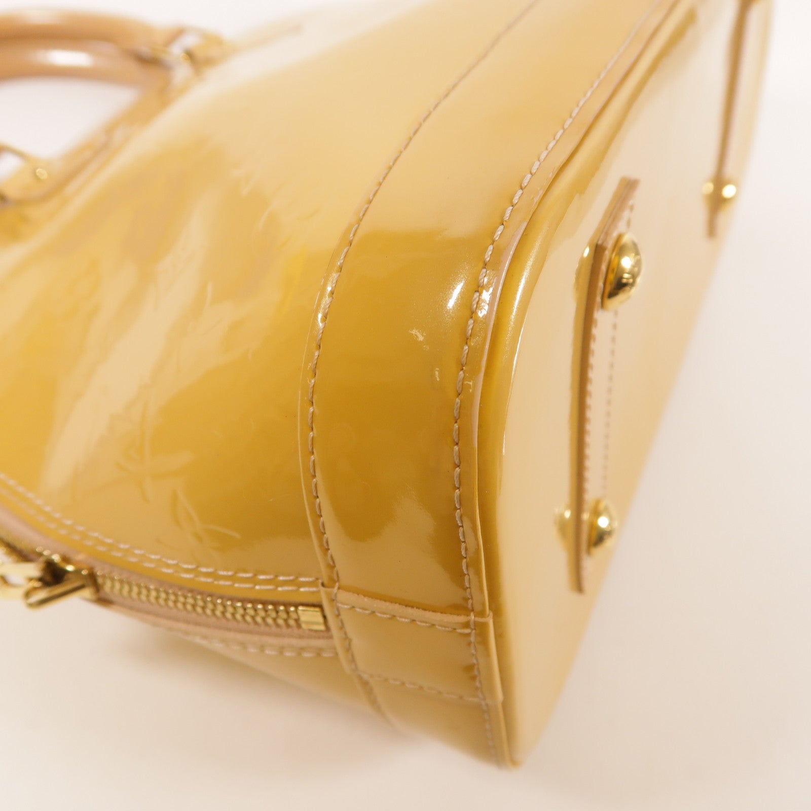 LOUIS VUITTON 漆皮皮革Vernis Alma Pm金扣手挽袋