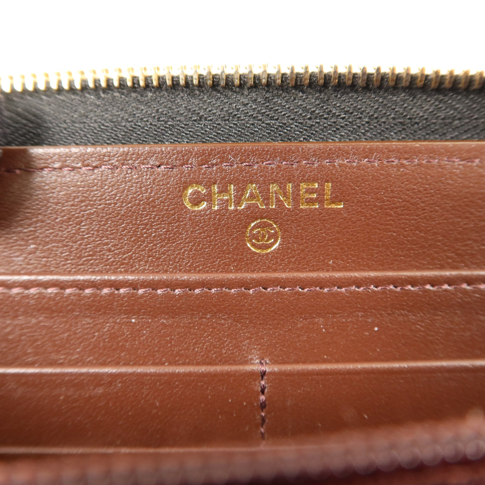 CHANEL 牛皮皮革Classic Zipper Long Wallet長錢包