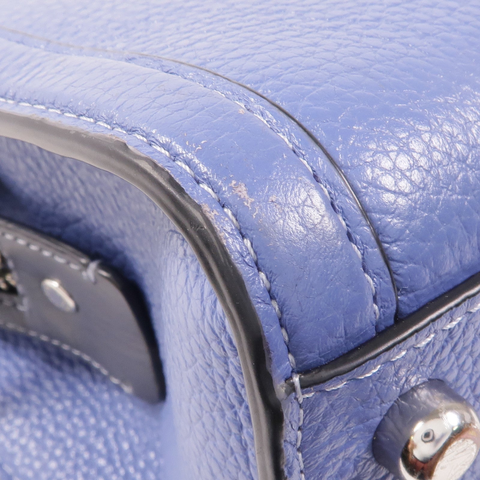 COACH 牛皮皮革2 Way Shoulder銀扣手挽肩背兩用袋