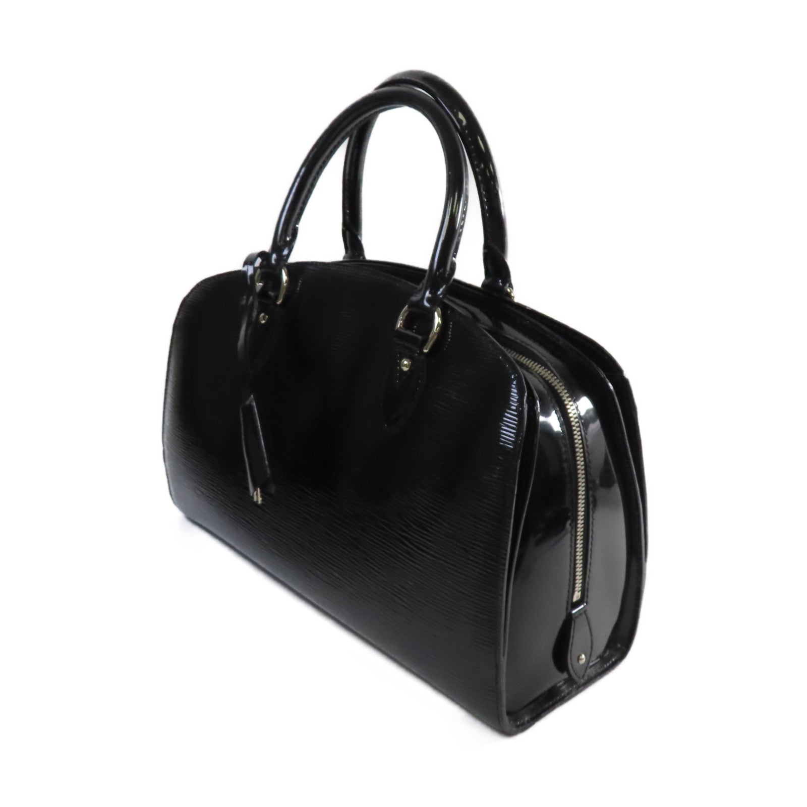 LOUIS VUITTON 【激減優惠】Epi Electric Pont Neuf GM Handbag銀扣手挽袋黑色