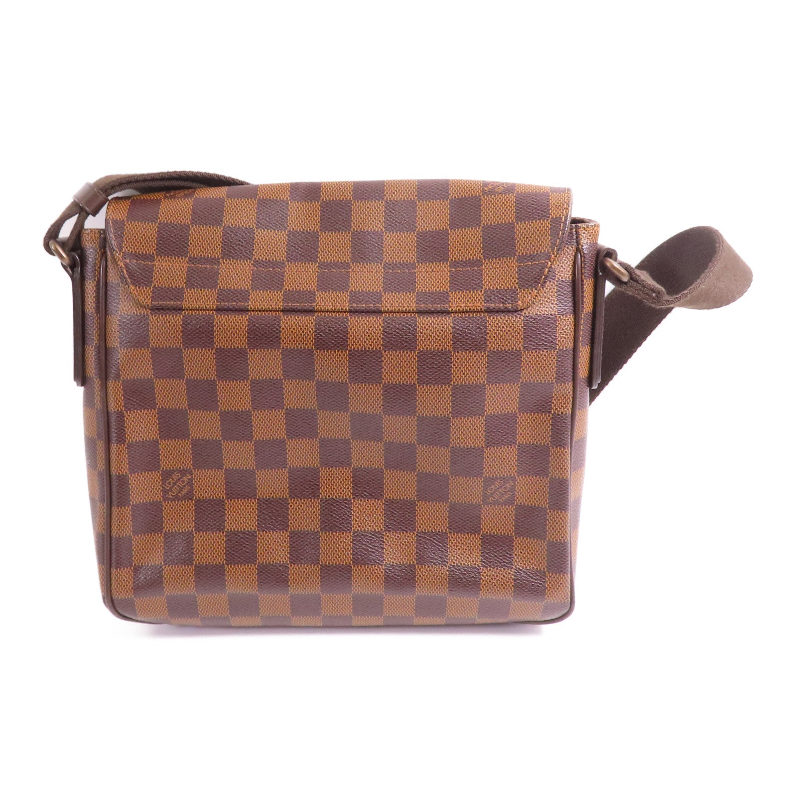LOUIS VUITTON Damier District PM金扣肩背袋