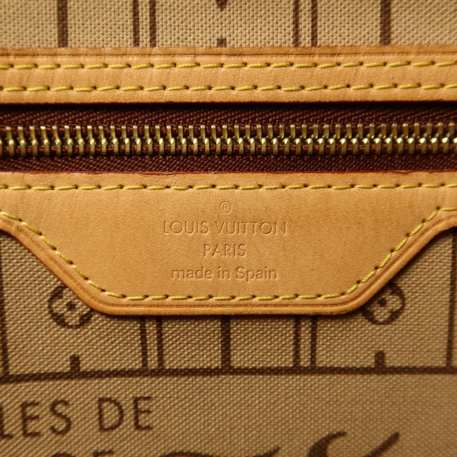 LOUIS VUITTON Monogram Neverfull MM手挽袋