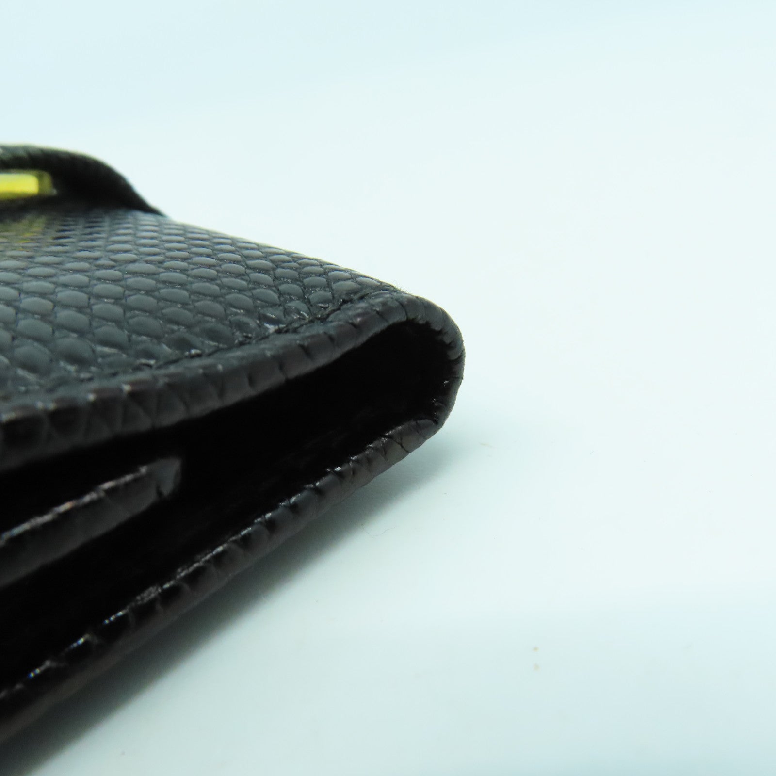 Salvatore Ferragamo 牛皮皮革Key Case金扣鎖匙包黑色