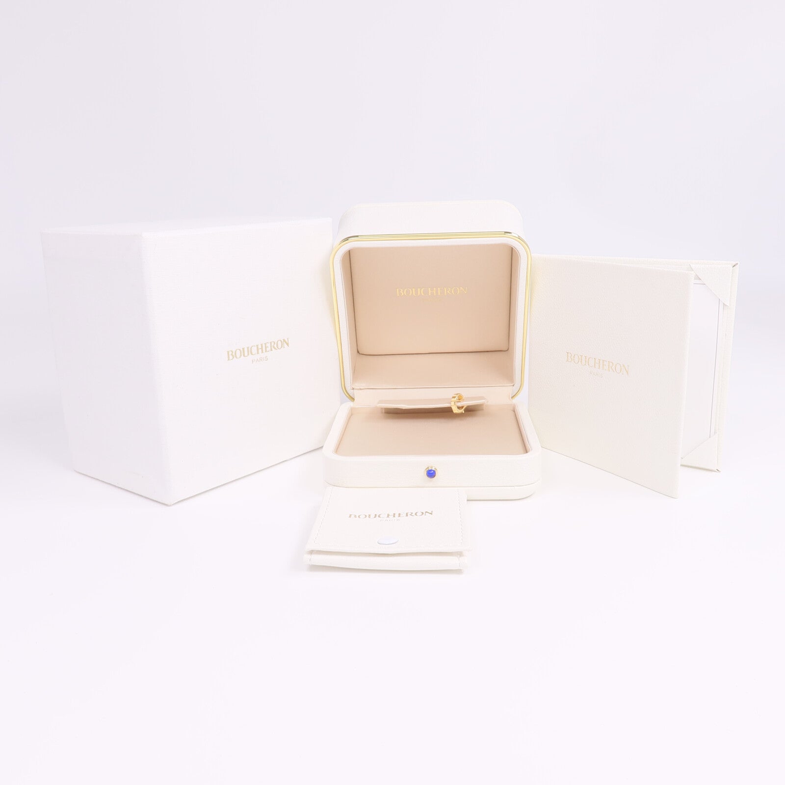 Boucheron 18K黃金Quatre Clou de Paris Single Clip Earring耳環