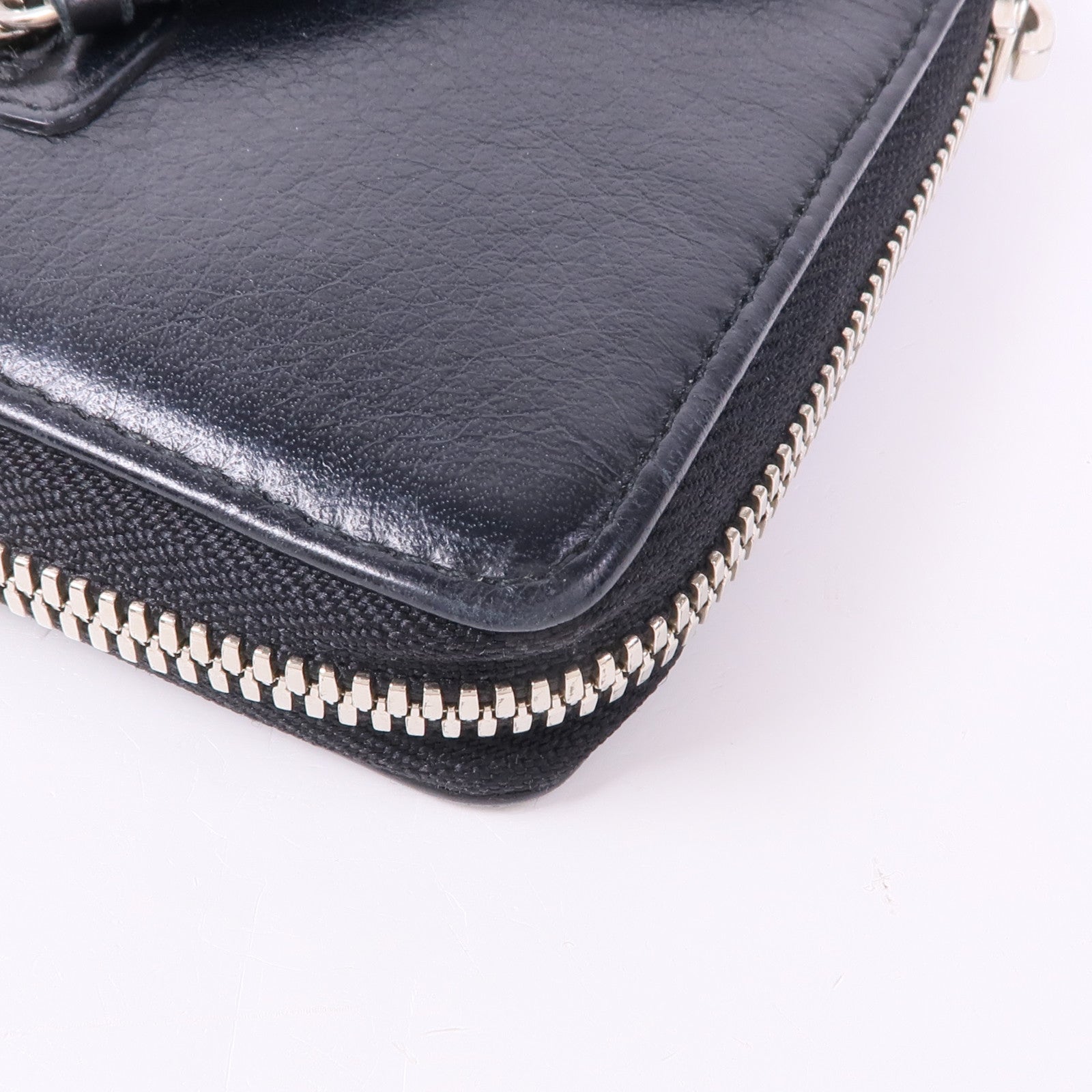 BALENCIAGA 牛皮皮革Long Wallet銀扣長錢包