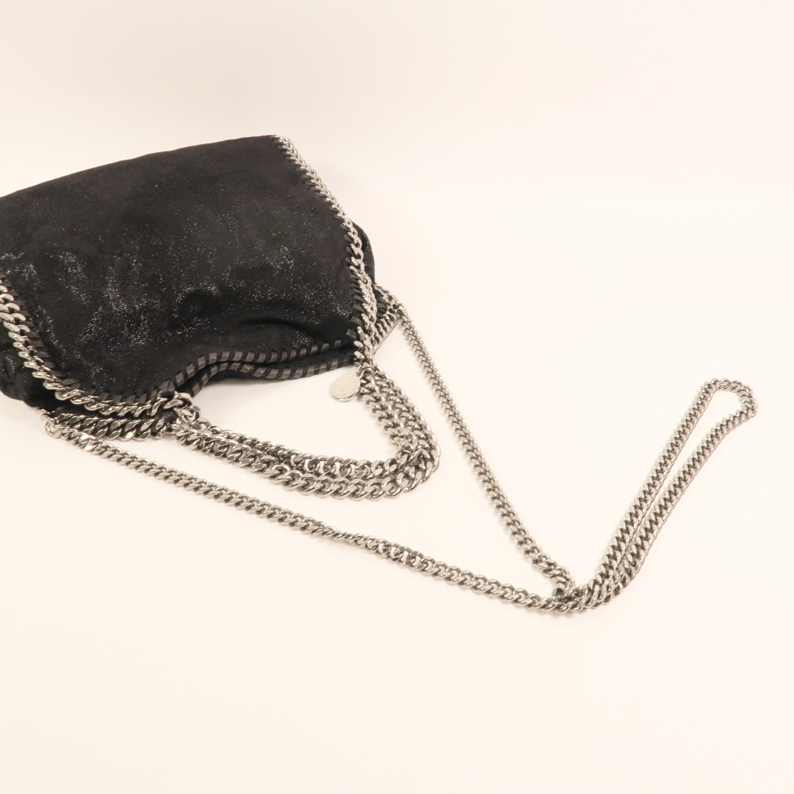 SELECTION Stella Mccartney Shaggy Deer聚酯纖維Falabella Bag銀扣手挽肩背兩用袋
