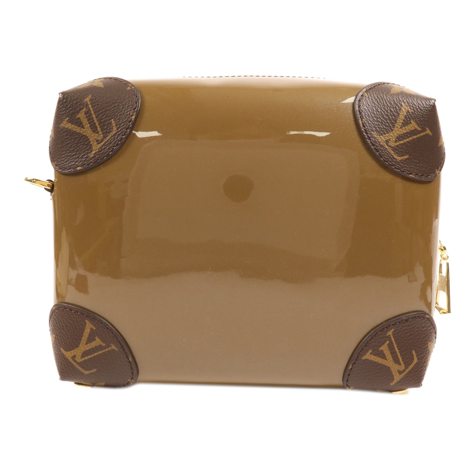 LOUIS VUITTON Monogram Vernis Venice金扣鏈帶肩背袋