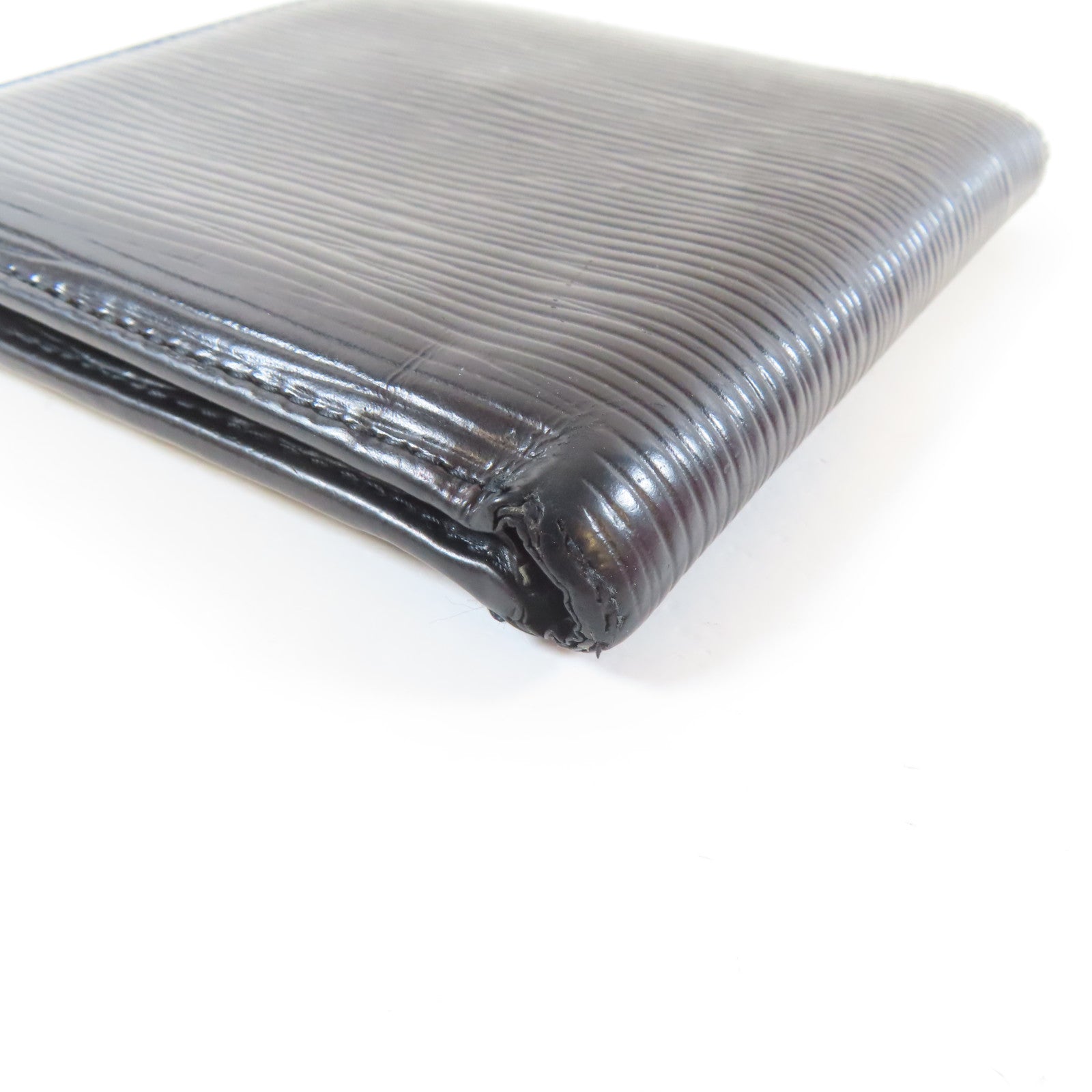 LOUIS VUITTON 【激減優惠】Epi Bifold Wallet金扣折疊錢包黑色