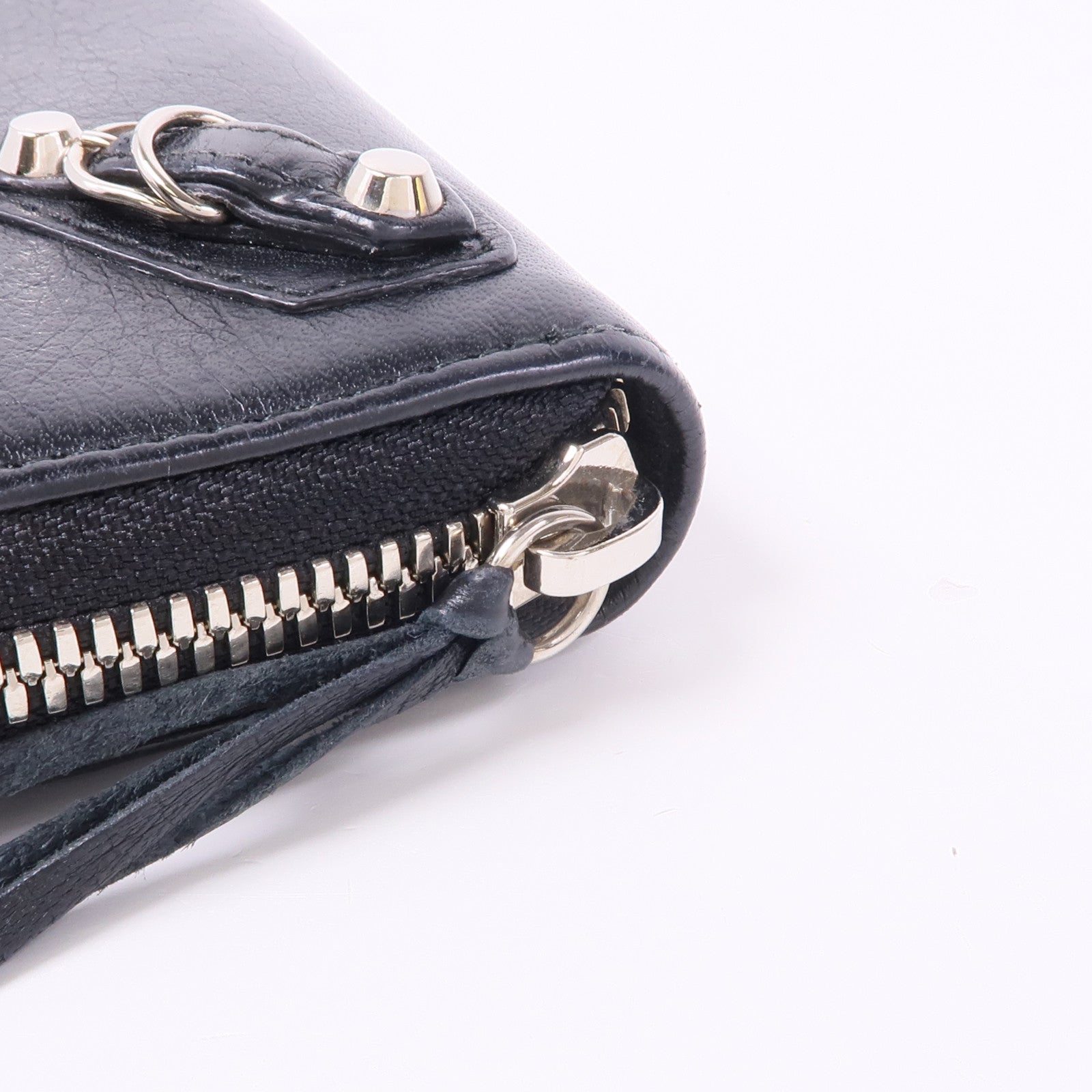 BALENCIAGA 牛皮皮革Long Wallet銀扣長錢包