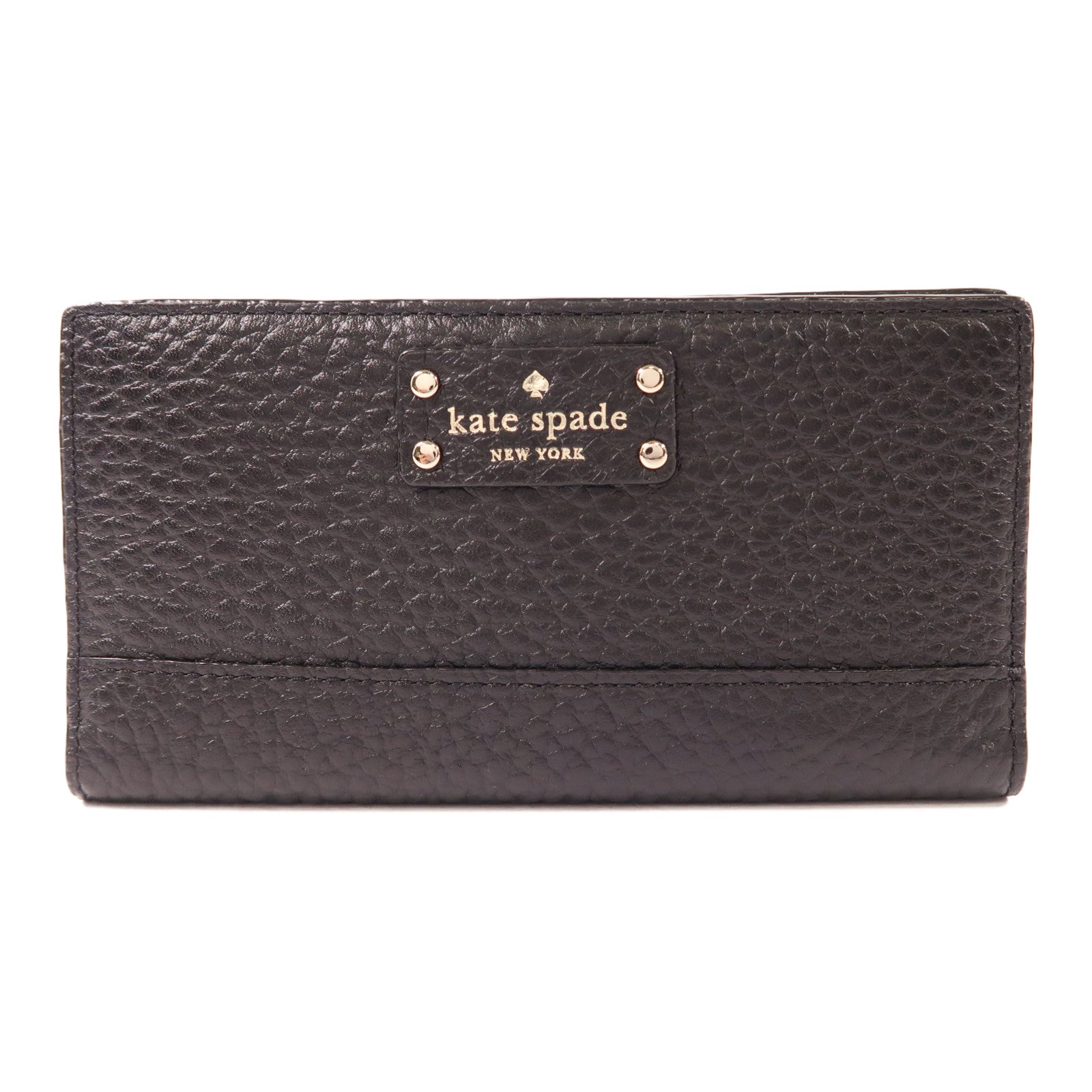 Kate Spade 牛皮皮革Long Wallet銀扣長錢包
