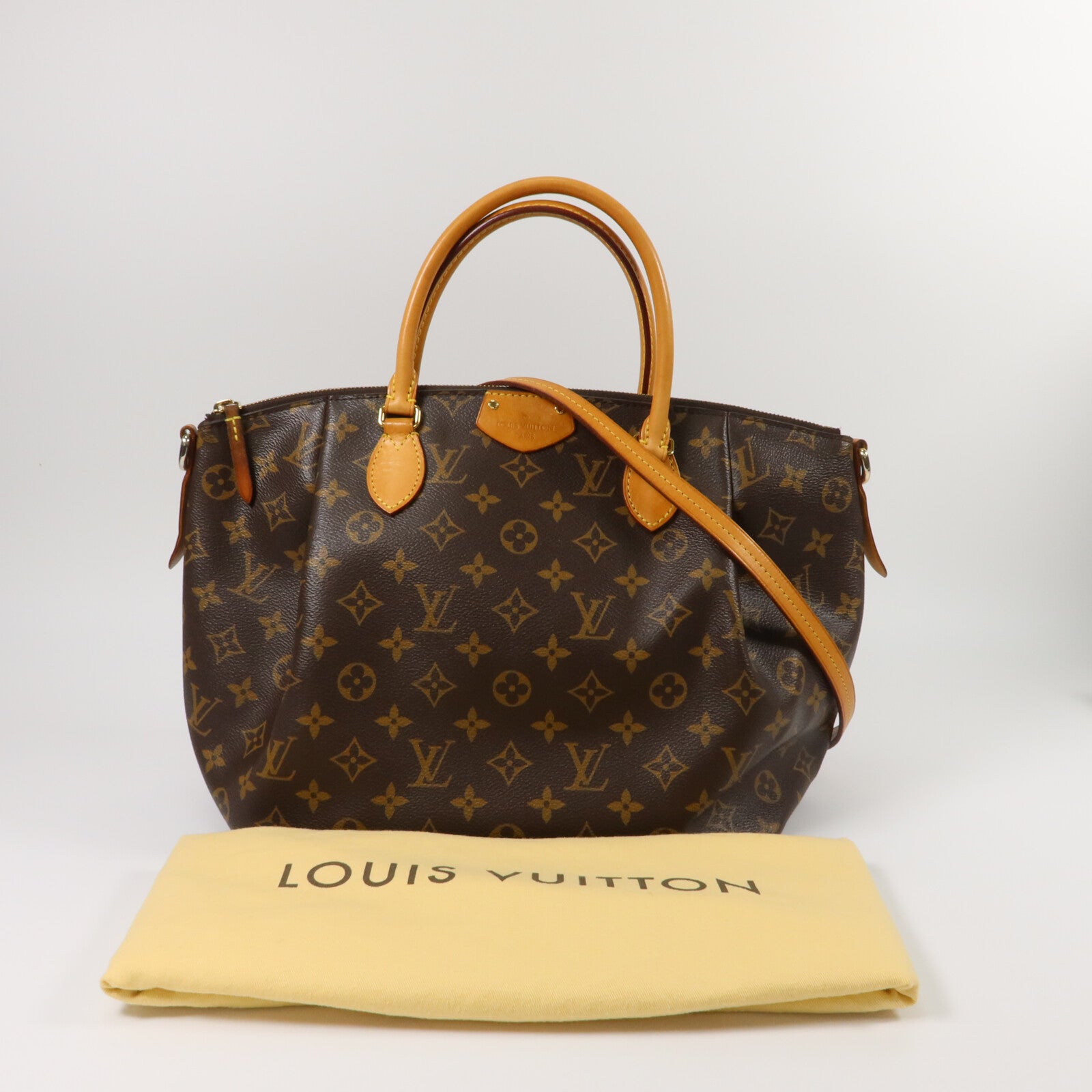 LOUIS VUITTON Monogram Turenne MM手挽肩背兩用袋