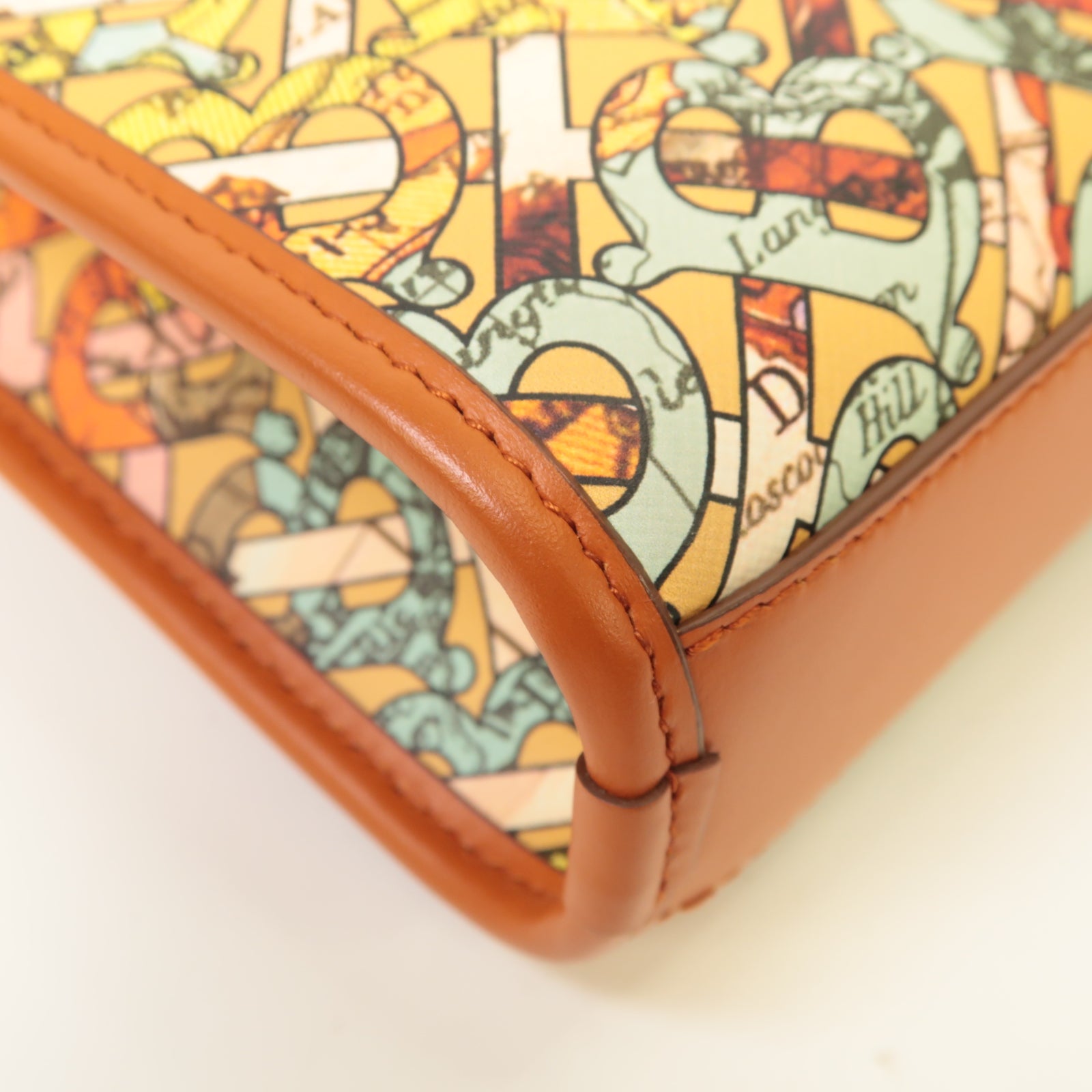 BURBERRY 【激減優惠】皮革2way Shoulder Bag金扣手挽肩背兩用袋棕色/彩色
