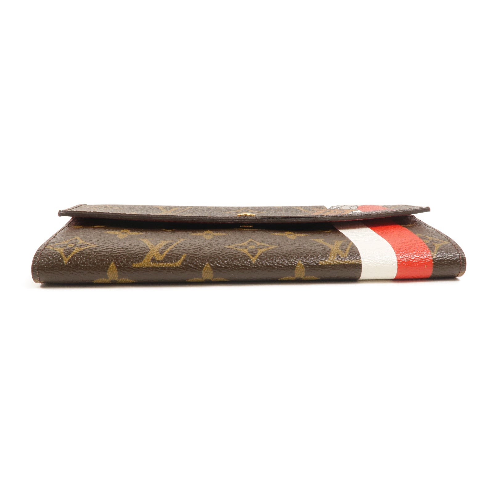 LOUIS VUITTON Monogram Groom Portefeuille Sarah長錢包