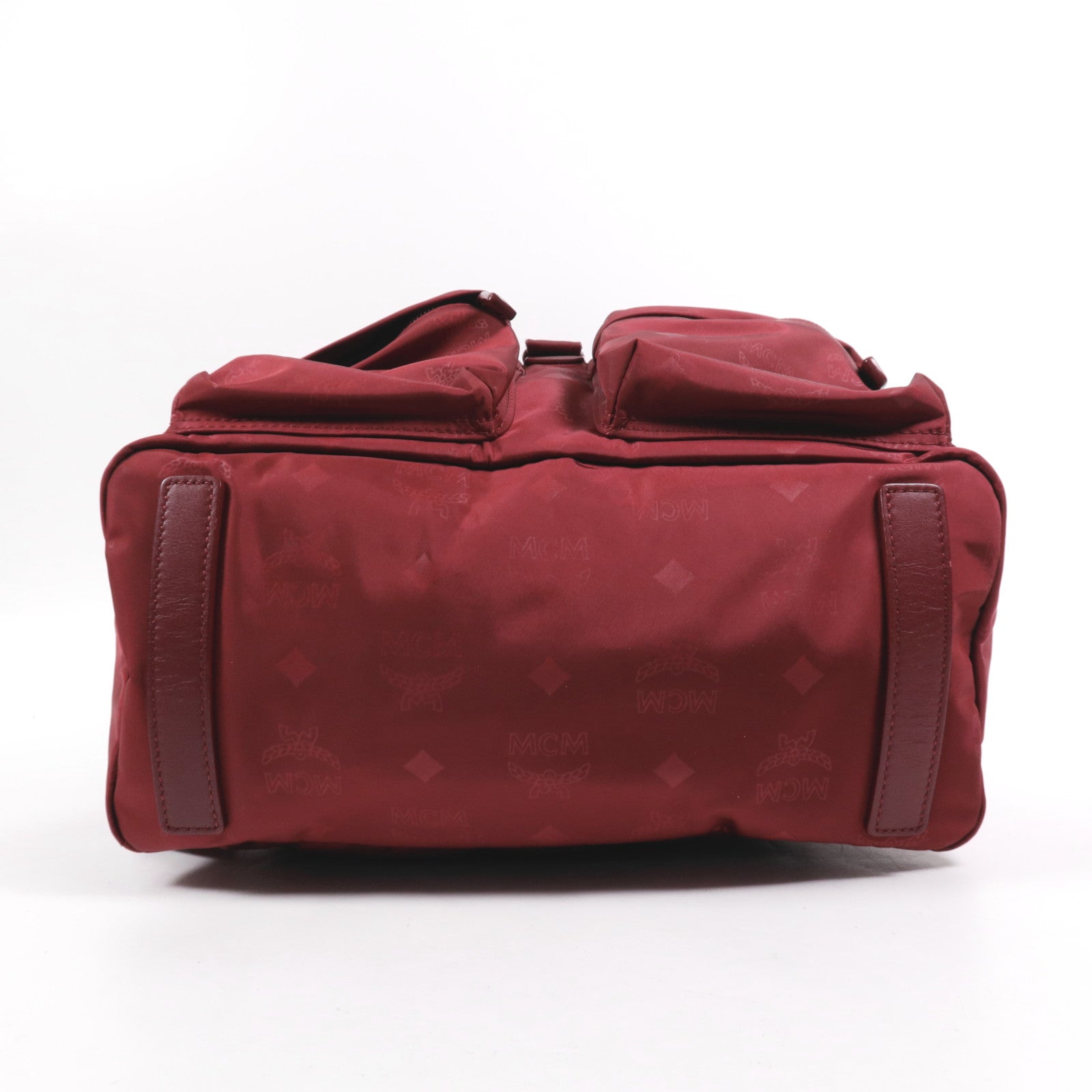 MCM 尼龍Backpack銀扣背包