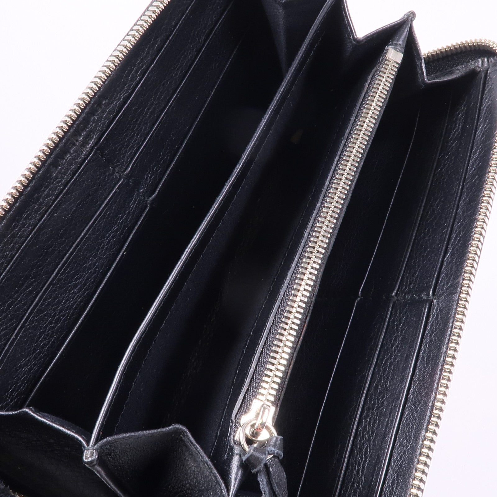 BALENCIAGA 牛皮皮革Long Wallet銀扣長錢包