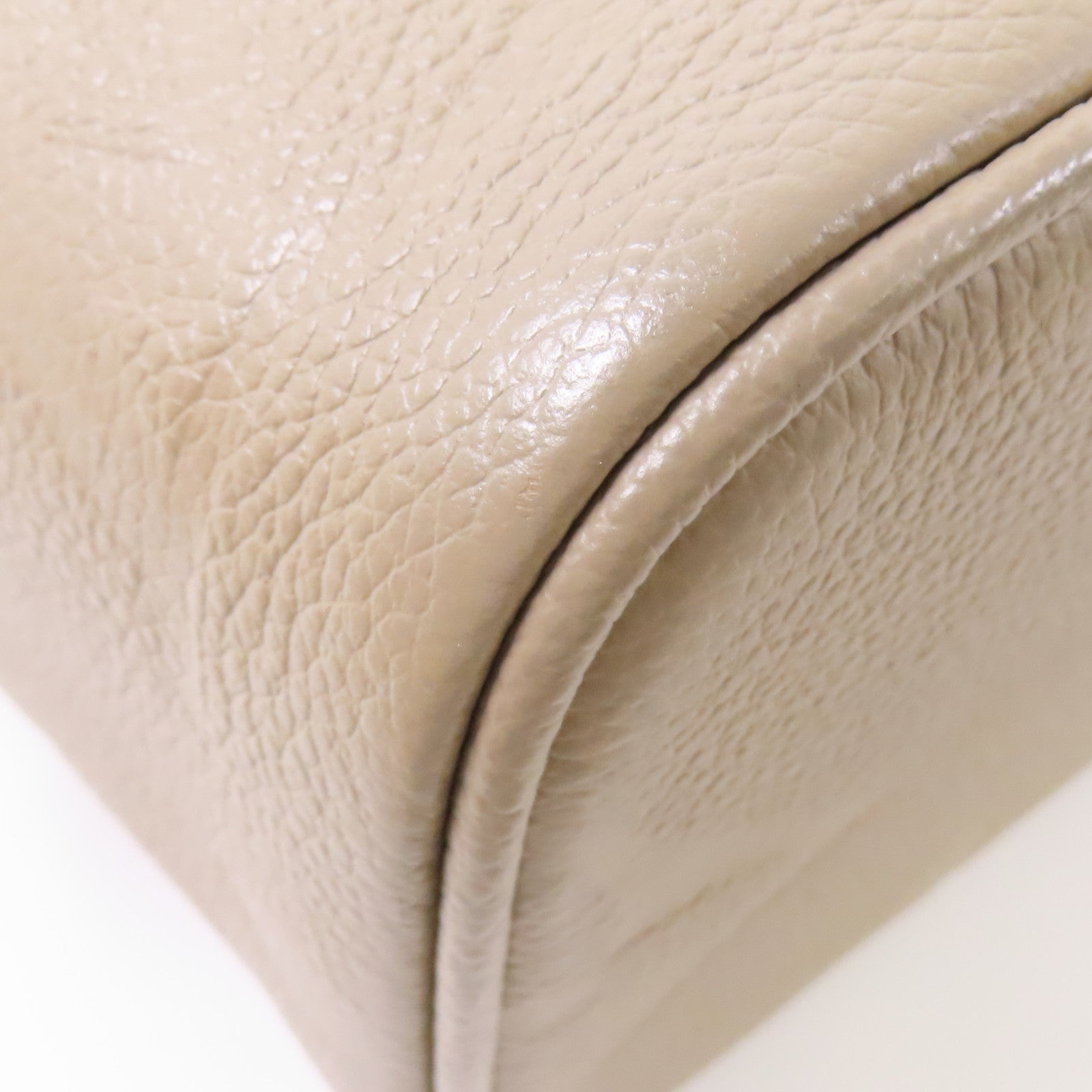 LOUIS VUITTON LV GHW Vanity PM 2 Way Bag M45608 Monogram Empreinte Beige