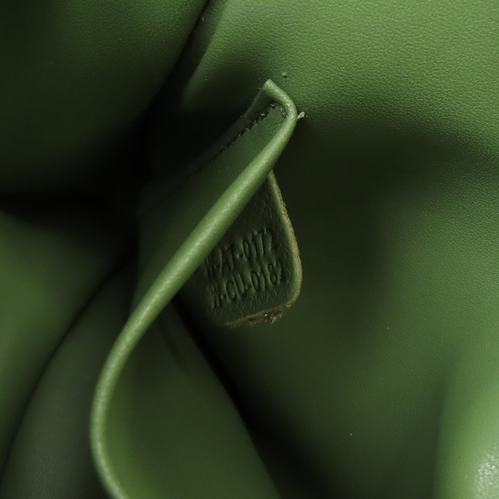 CELINE 牛皮皮革Troutteur Bag金扣肩背袋綠色